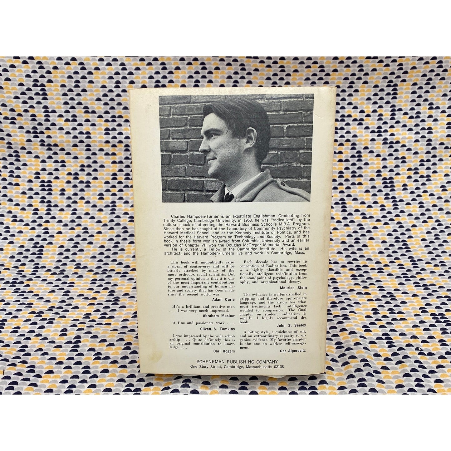 Radical Man - Charles Hampden Turner - Schenkman Publishing Company