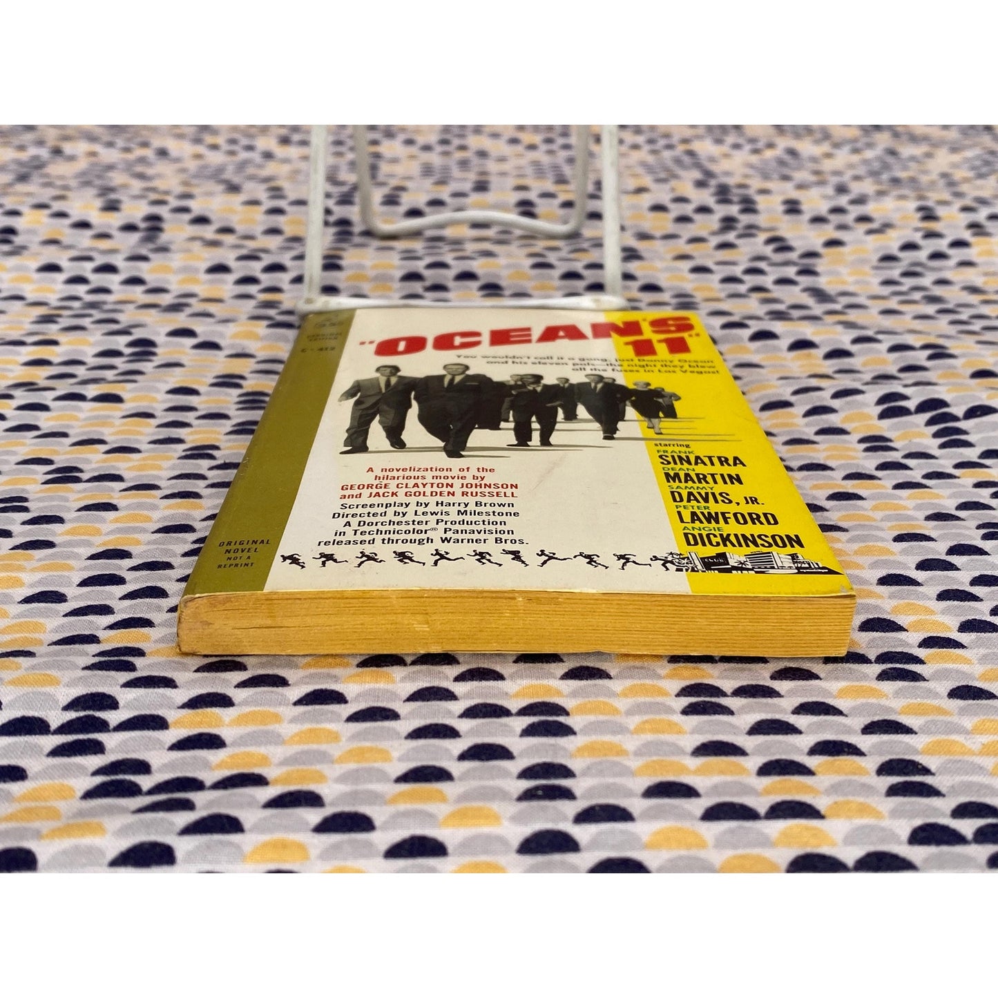 Ocean's 11 - Johnson and Russell - Movie Tie In - Vintage Paperback Book - 1960 Cardinal Edition