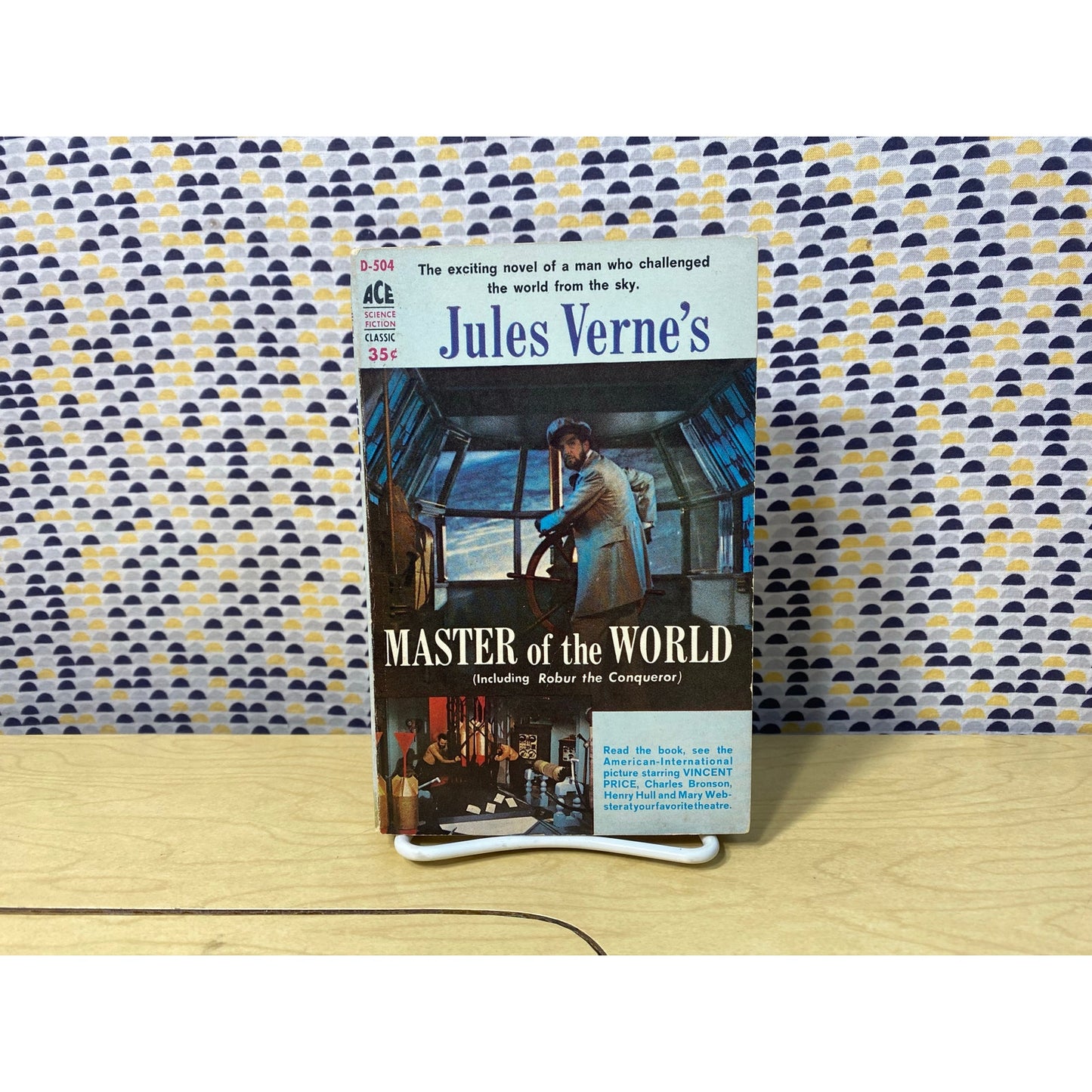 Master Of The World - Jules Verne - Vintage Paperback - ACE D-504