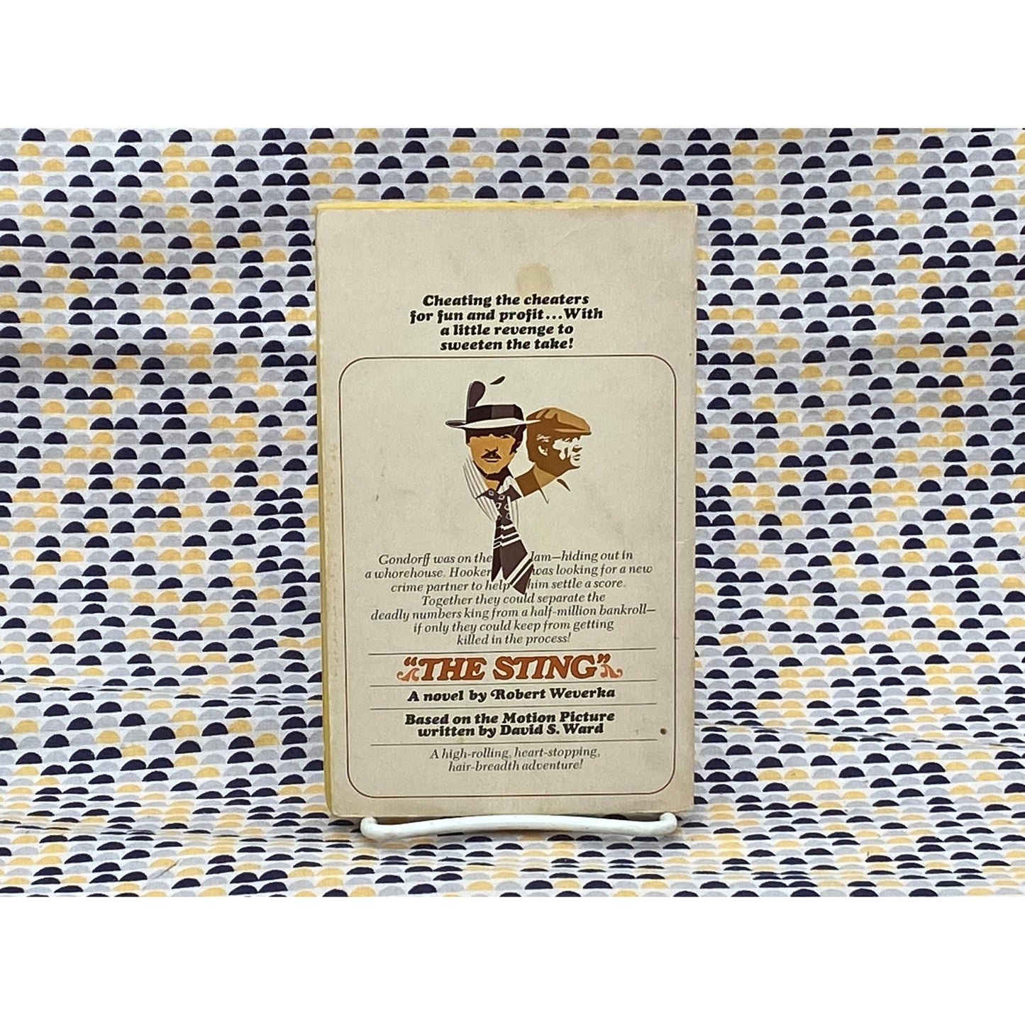 The Sting - Robert Weverka - Movie Tie In - Vintage Paperback Book - Bantam Books Edition