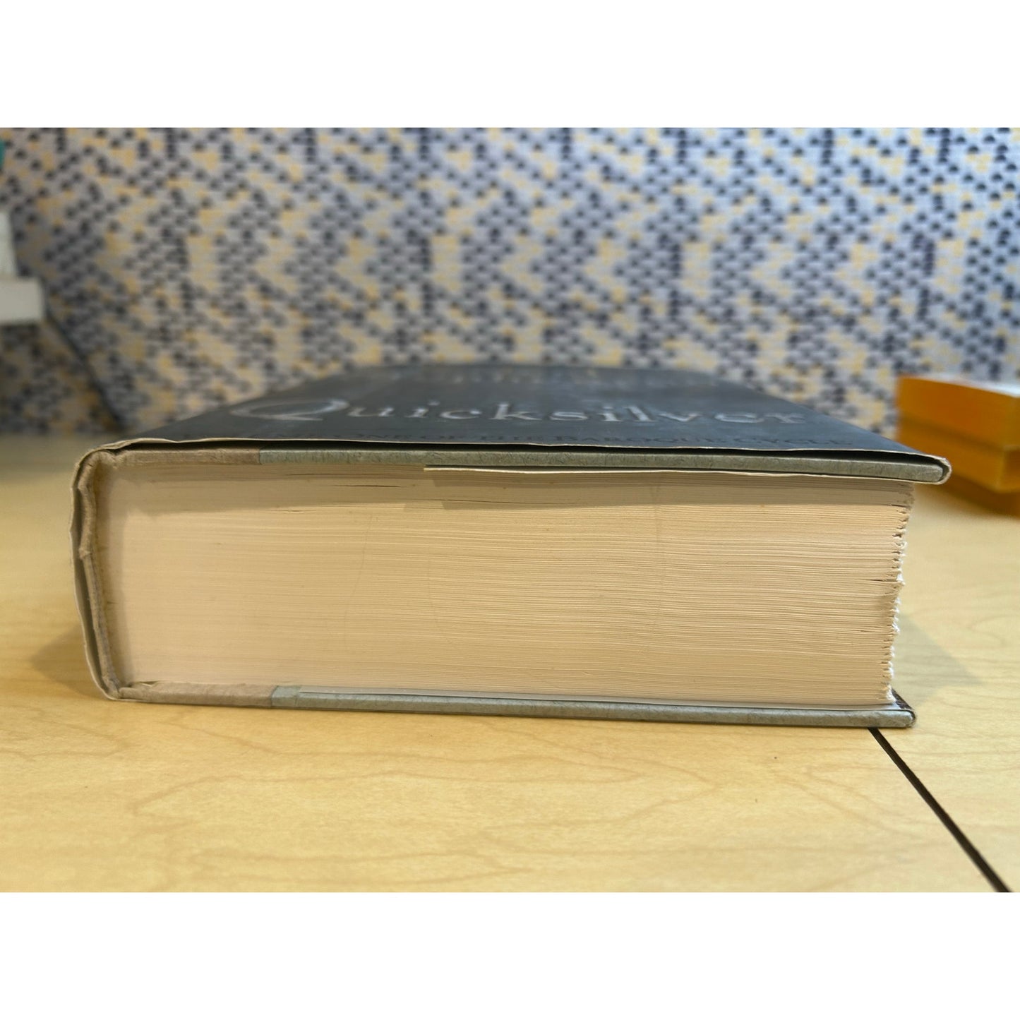 Quicksilver - Neal Stephenson - Vintage Hardcover Book - William Morrow - 1st Ed
