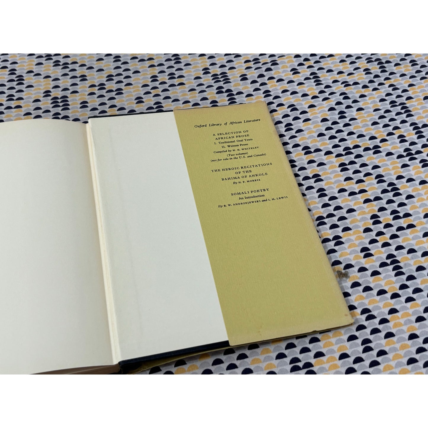 The Heroic Recitations of the Bahima of Ankole - Henry F. Morris - Oxford Library of African Literature - Hardcover