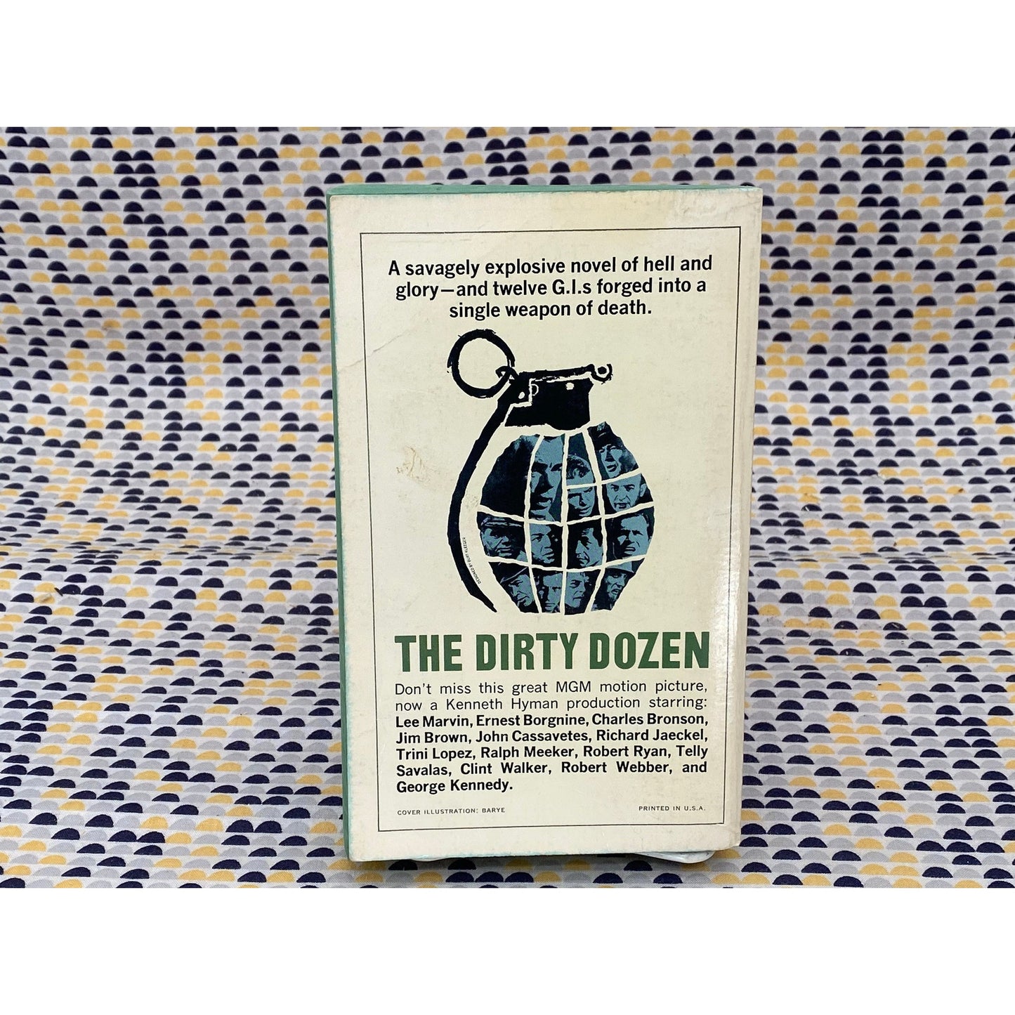 The Dirty Dozen - E.M. Nathanson - Vintage Paperback Book - 95 cent Dell Edition
