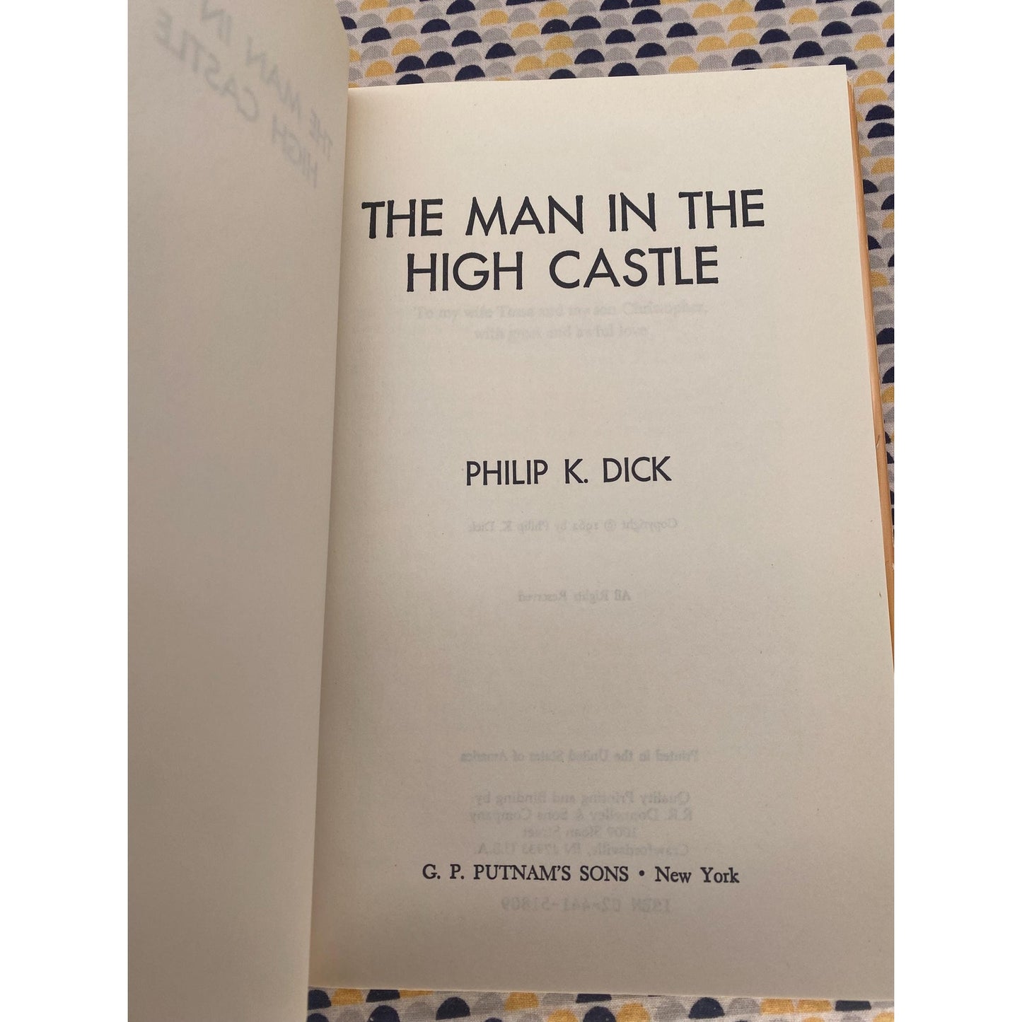 The Man in the High Castle - Philip K. Dick - 1962 Putnam Edition