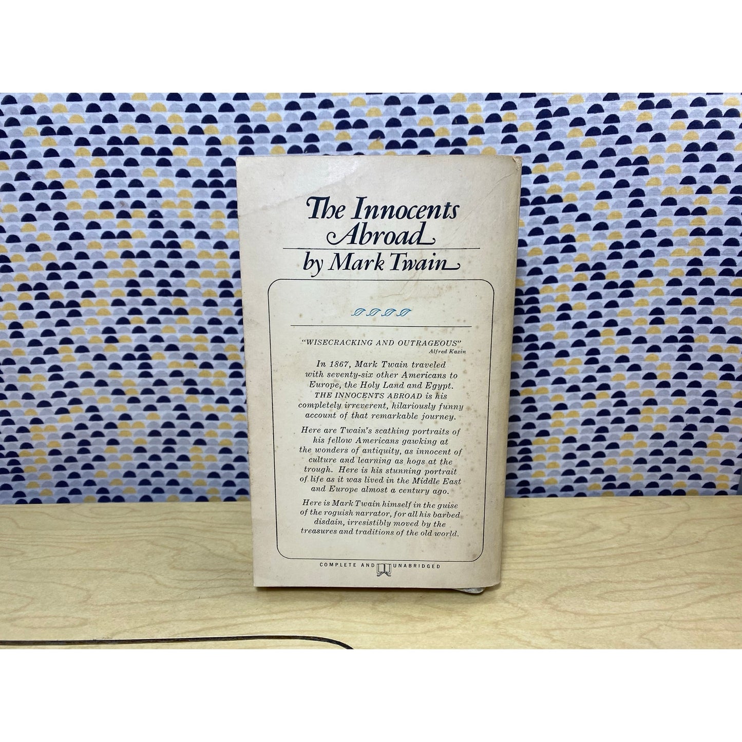 The Innocents Abroad - Mark Twain - Vintage Paperback - Bantam Classics