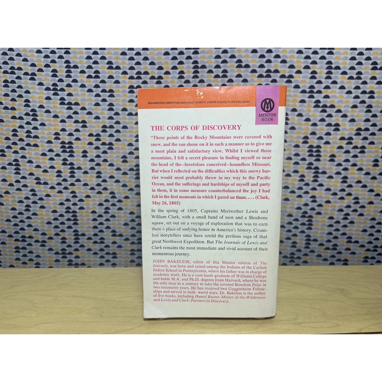 The Journals of Lewis and Clark - John Bakeless - A Mentor Book - Paperback