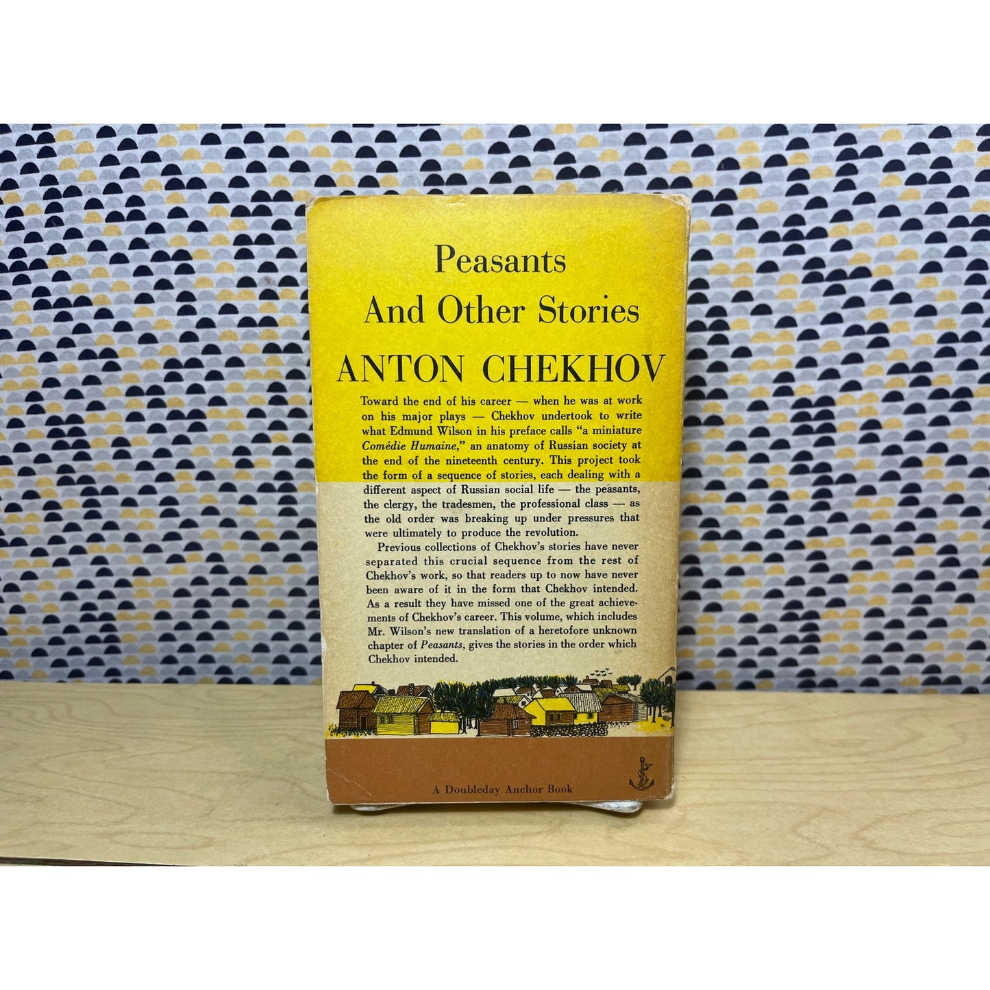 Peasants and Other Stories - Anton Chekhov - Doubleday Anchor - Frasconi Cover Art