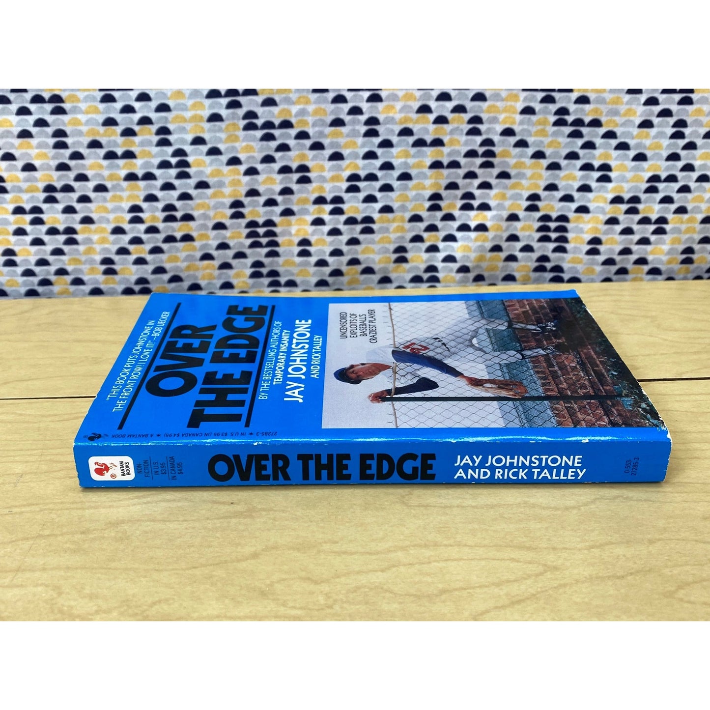 Over the Edge - Jay Johnstone - Vintage Paperback Book - 1988 Bantam Edition