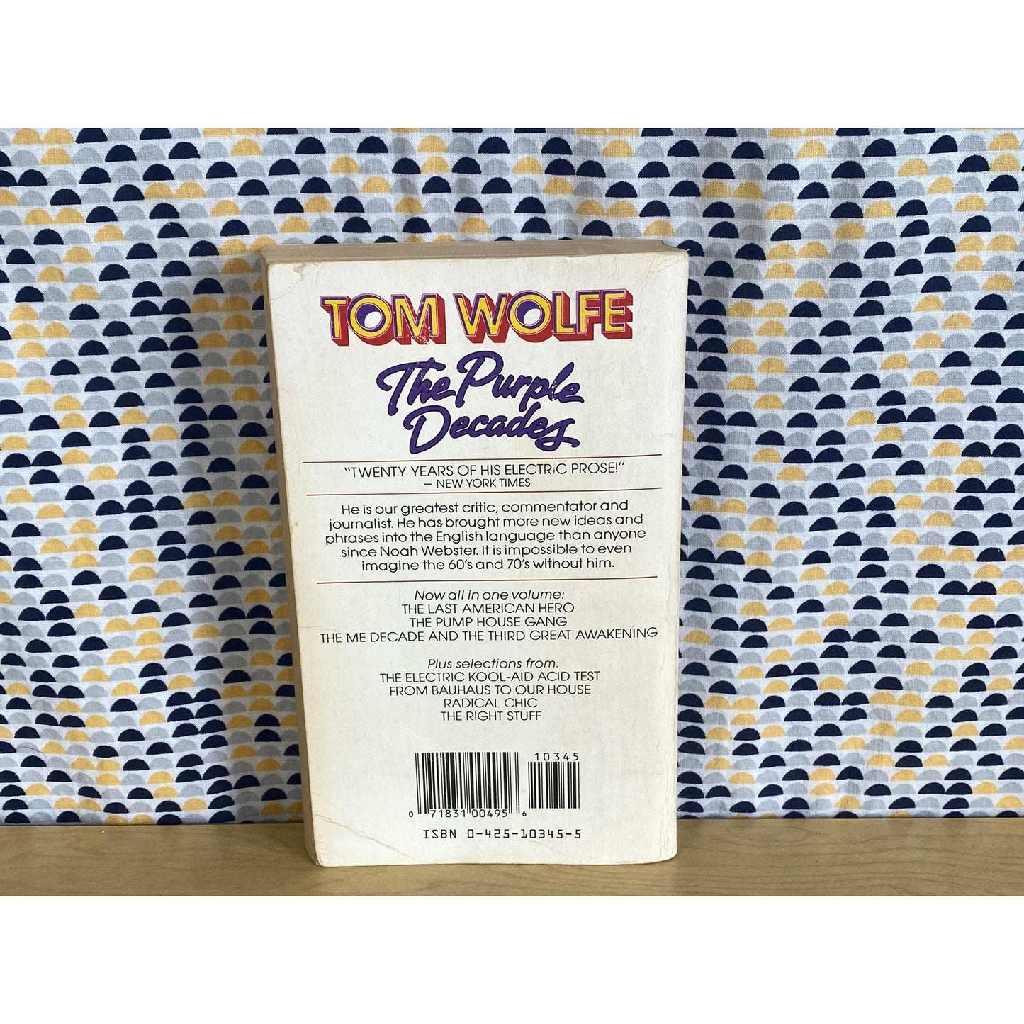 The Purple Decades - Tom Wolfe - Vintage Paperback Book - Berkley Edition