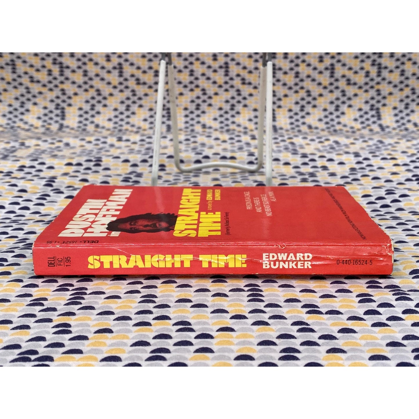Straight Time - Edward Bunker - Movie Tie In - Dustin Hoffman - Vintage Paperback Book - Dell Edition