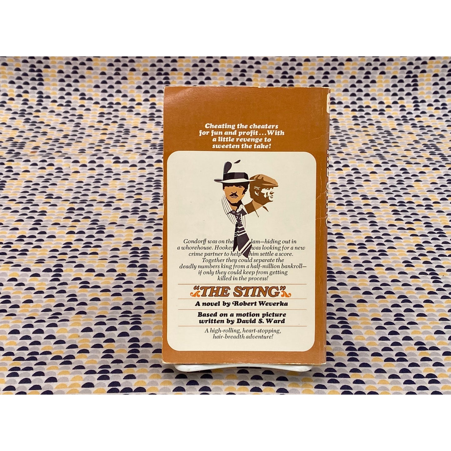 The Sting - Robert Weverka - Movie Tie In - Vintage Paperback Book - Bantam Books Edition