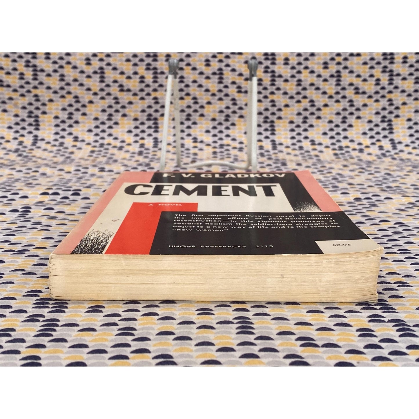 Cement - F. V. Gladkov - Vintage Paperback Book - Ungar Edition