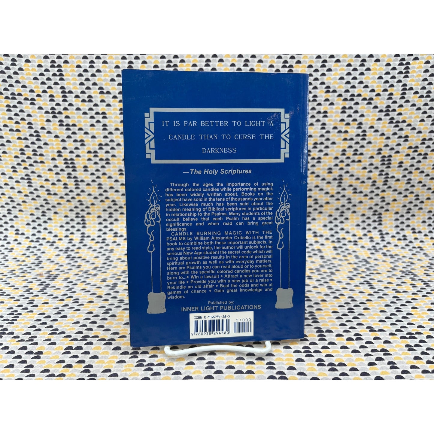 Candle Burning Magic With The Psalms - William Alexander Oribello - Inner Light - Paperback