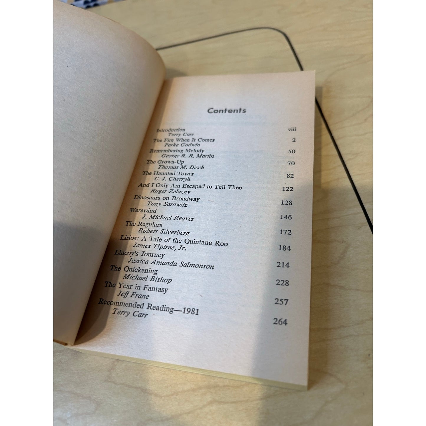 Fantasy Annual V - Terry Carr - Tiptree, Disch, Martin - Paperback - Timescape Edition