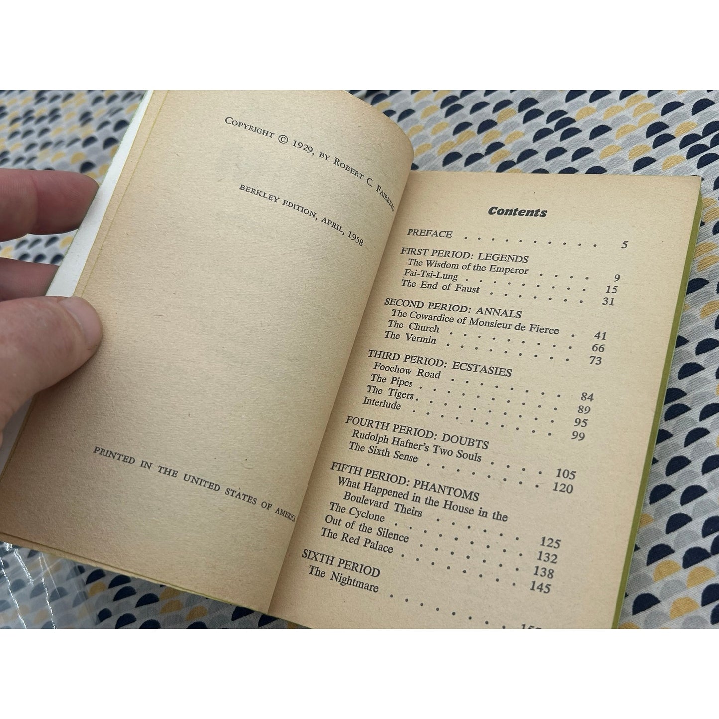 Black Opium (Fumée d'opium) -Claude Farrére - - Vintage Paperbacks