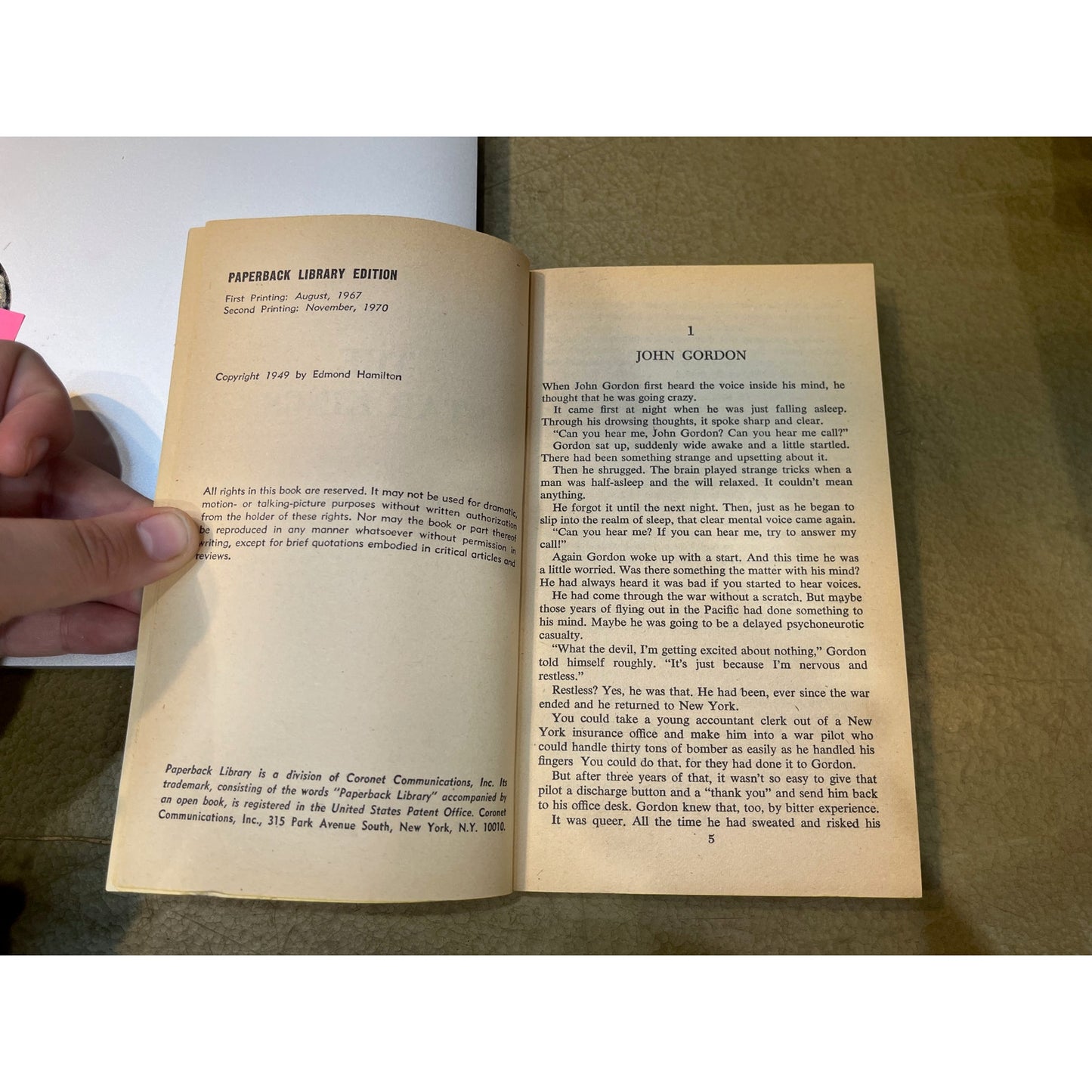 The Star Kings - Edmond Hamilton - Paperback Library- Paperback