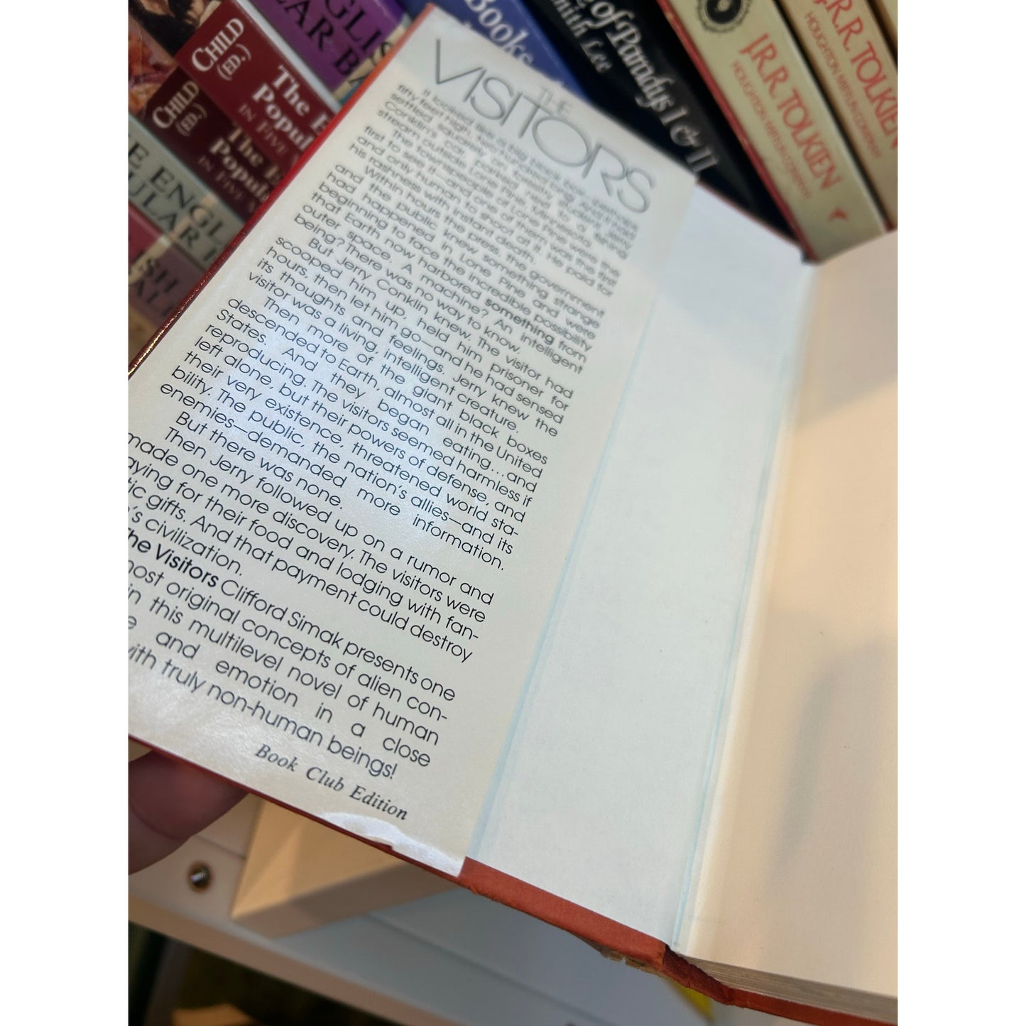 The Visitors - Clifford D. Simak - Hardcover - Del Rey - Club Edition
