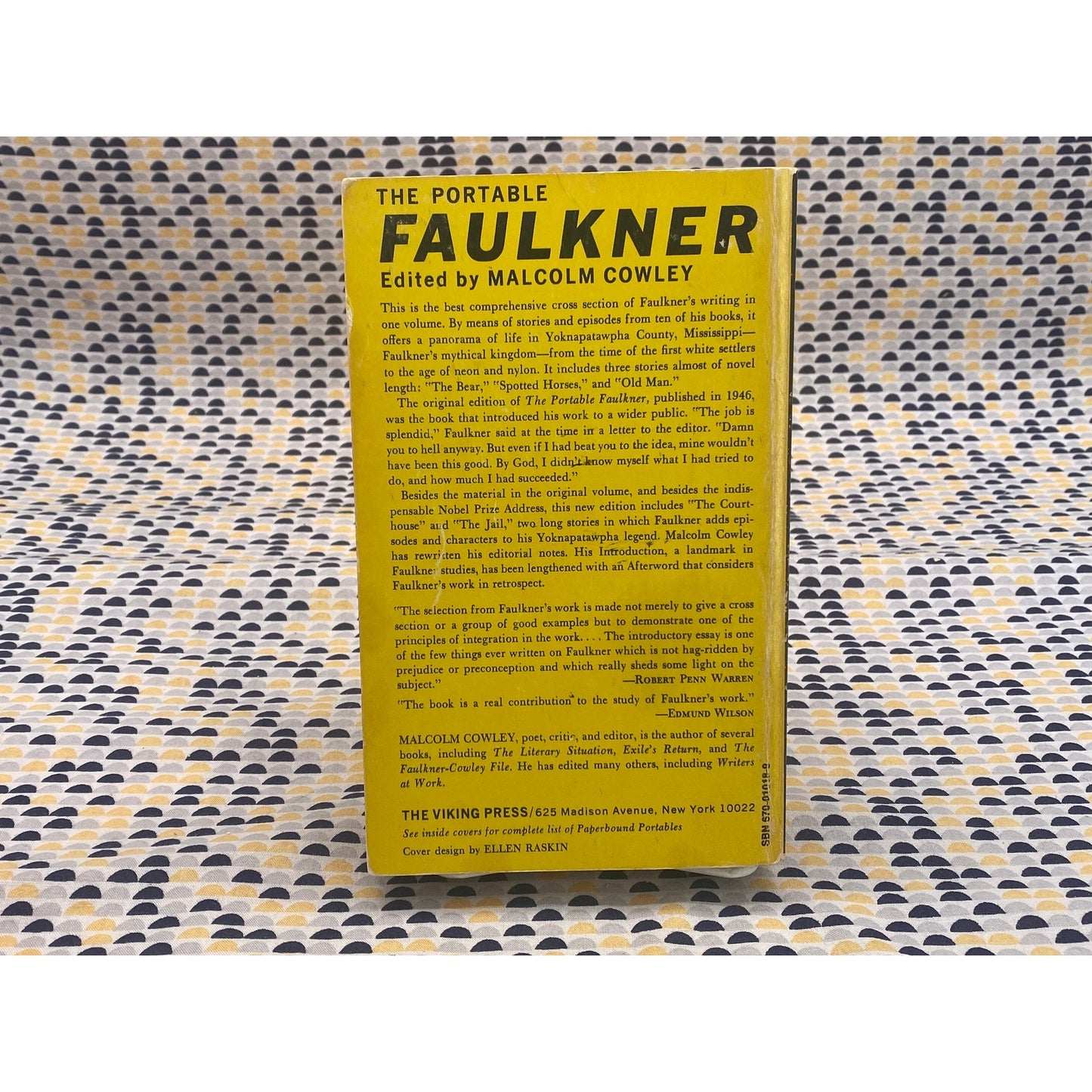 The Portable Faulkner - William Faulkner - Vintage Paperback Book