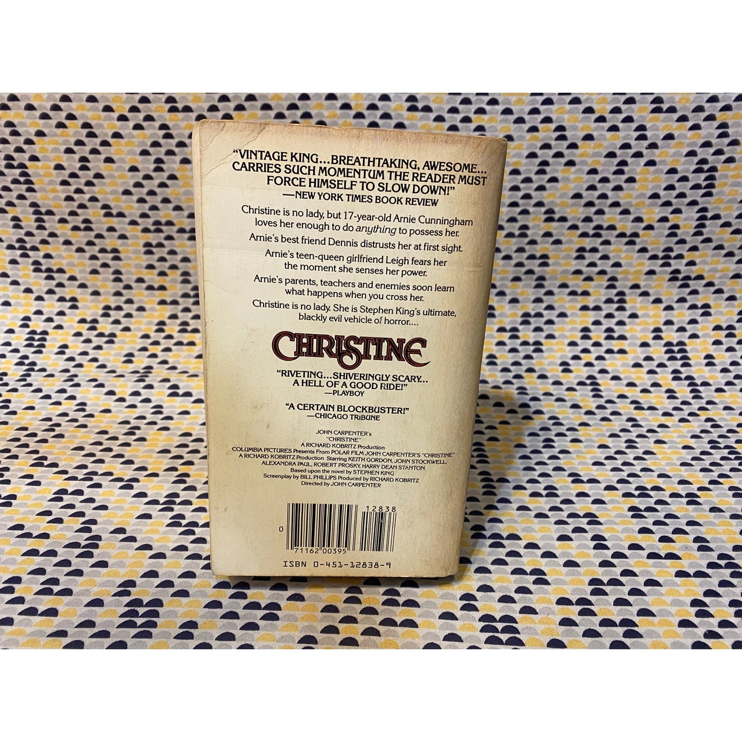 Christine - Stephen King - Vintage Paperback Book - Signet Books