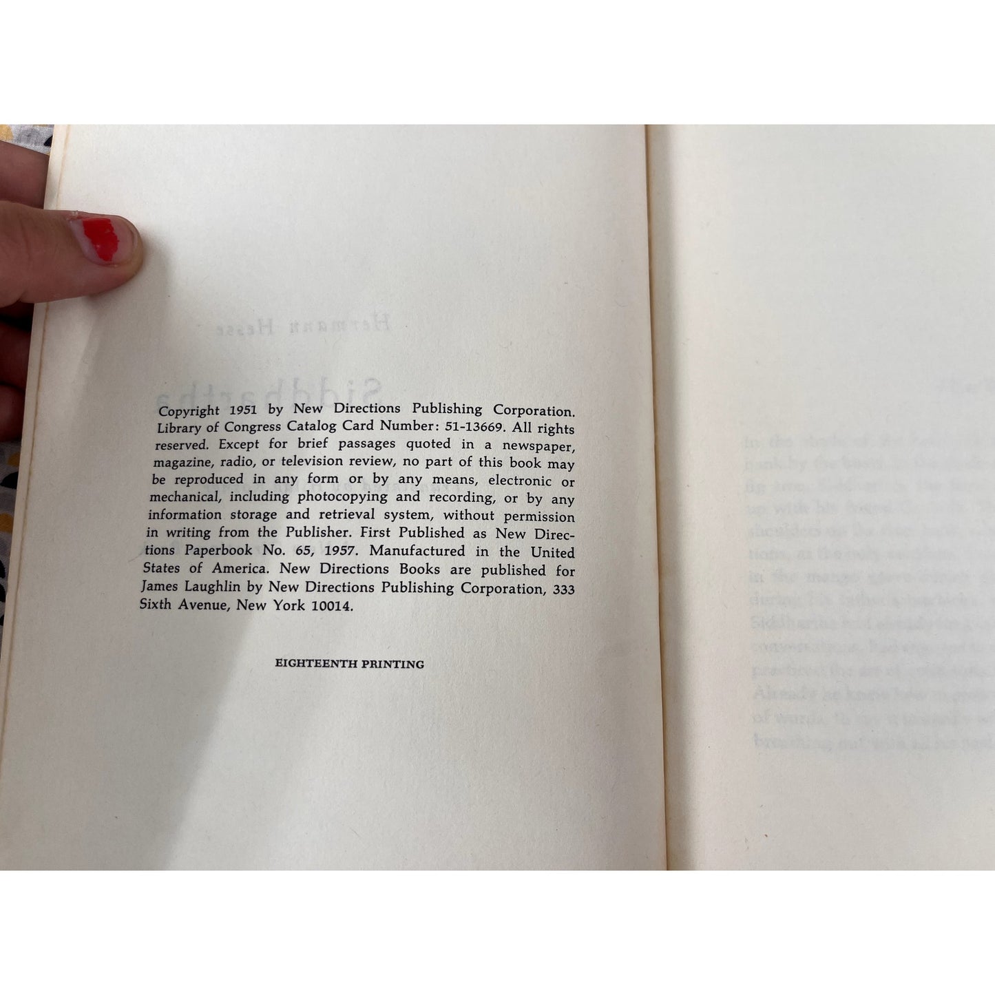 Siddhartha - Hermann Hesse - New Directions Paperback - Paperback