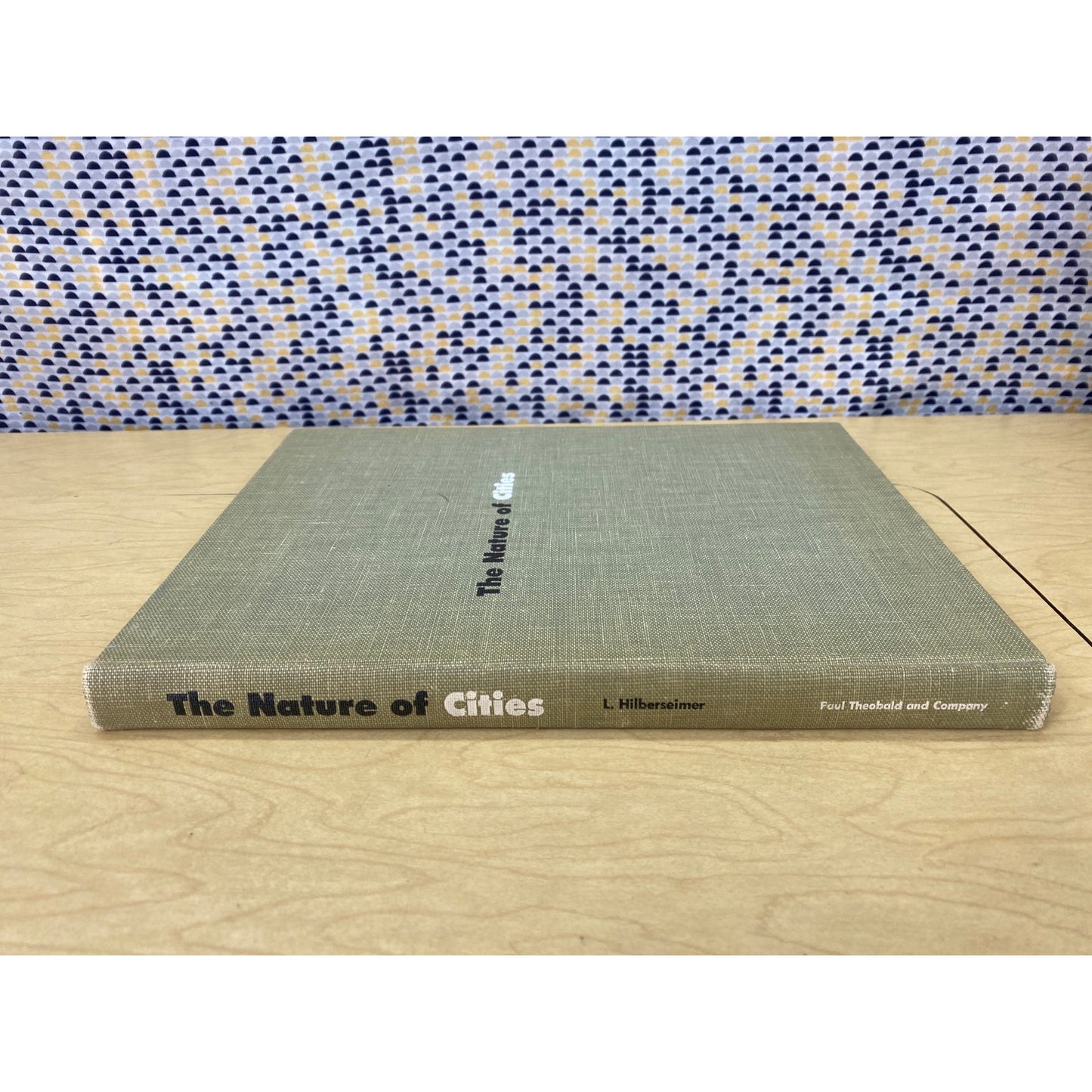 The Nature of Cities - L. Hilberseimer - Vintage Hardcover Book - 1955 Paul Theobald and Co