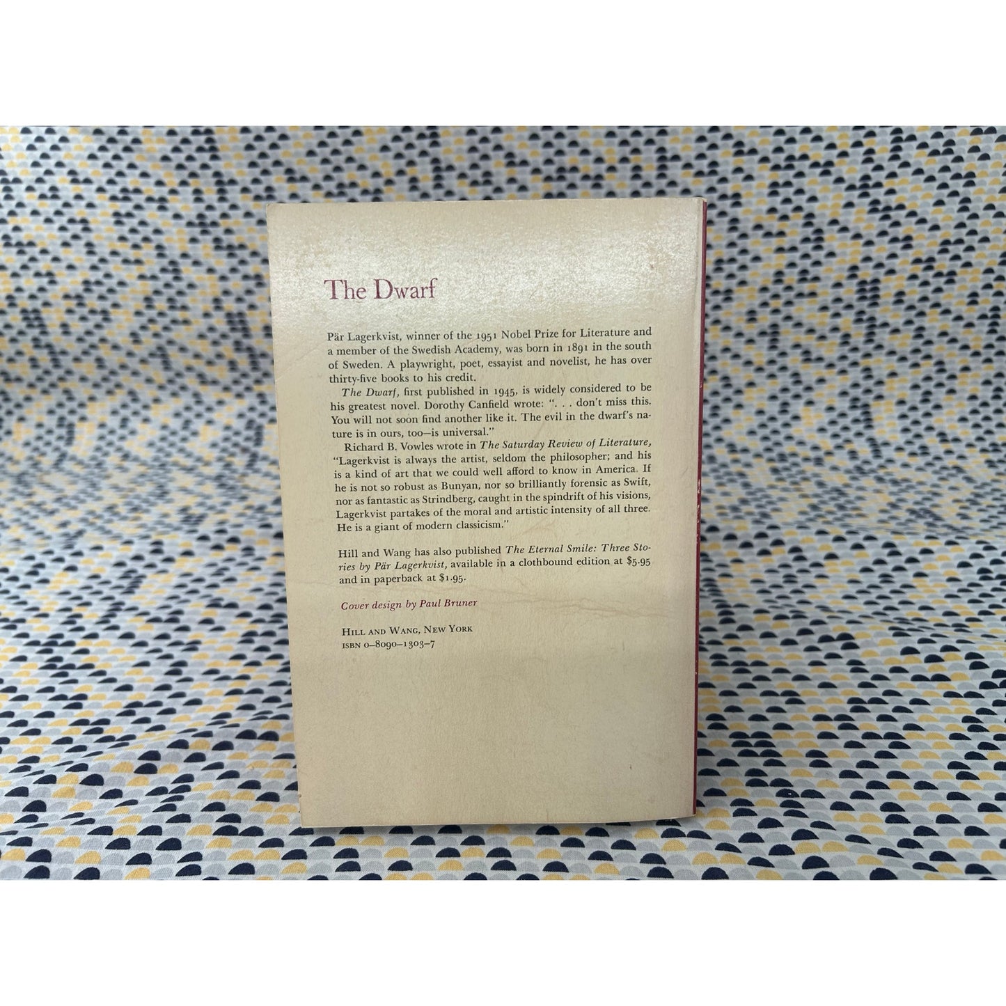 Copied - The Dwarf - Pär Lagerkvist - Vintage Paperback Book - Hill and Wang Edition