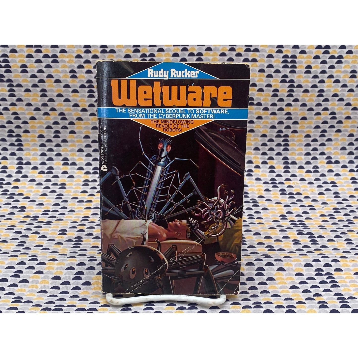 Wetware - Rudy Rucker - Vintage Paperback Book - Avon Edition