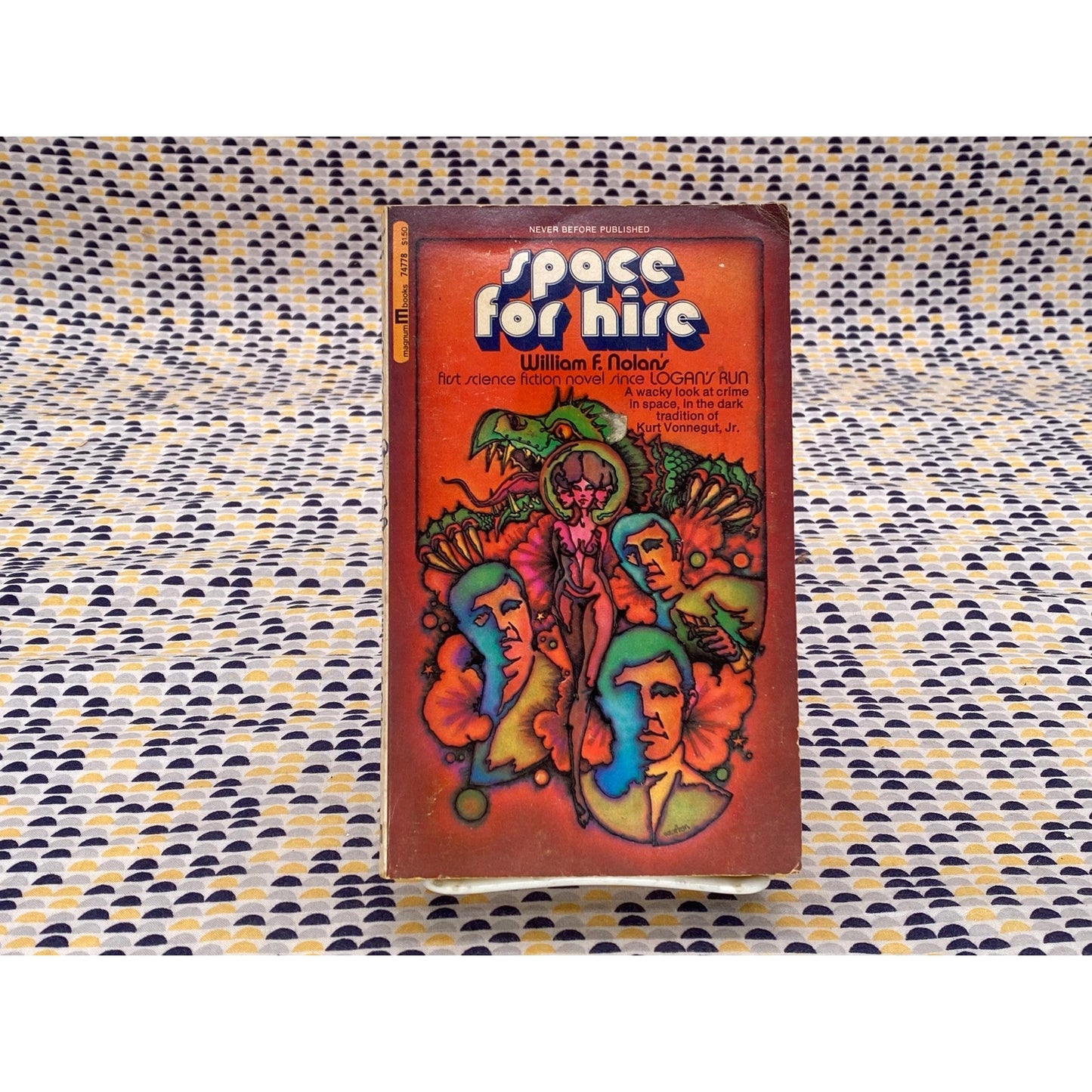 Space For Hire - William F. Nolan - Vintage Paperback Book - Magnum Books Edition