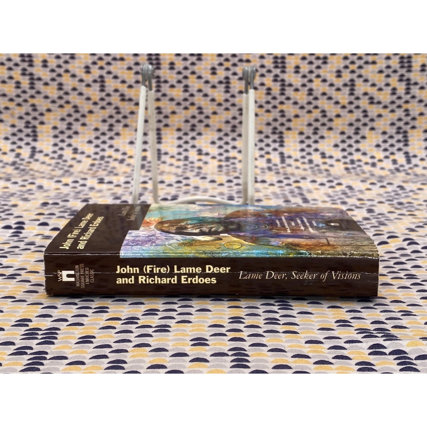 Lame Deer Seeker of Visions - John (Fire) Lame Deer and Richard Erdoes - Vintage Paperback Book - Washington Square Press Edition