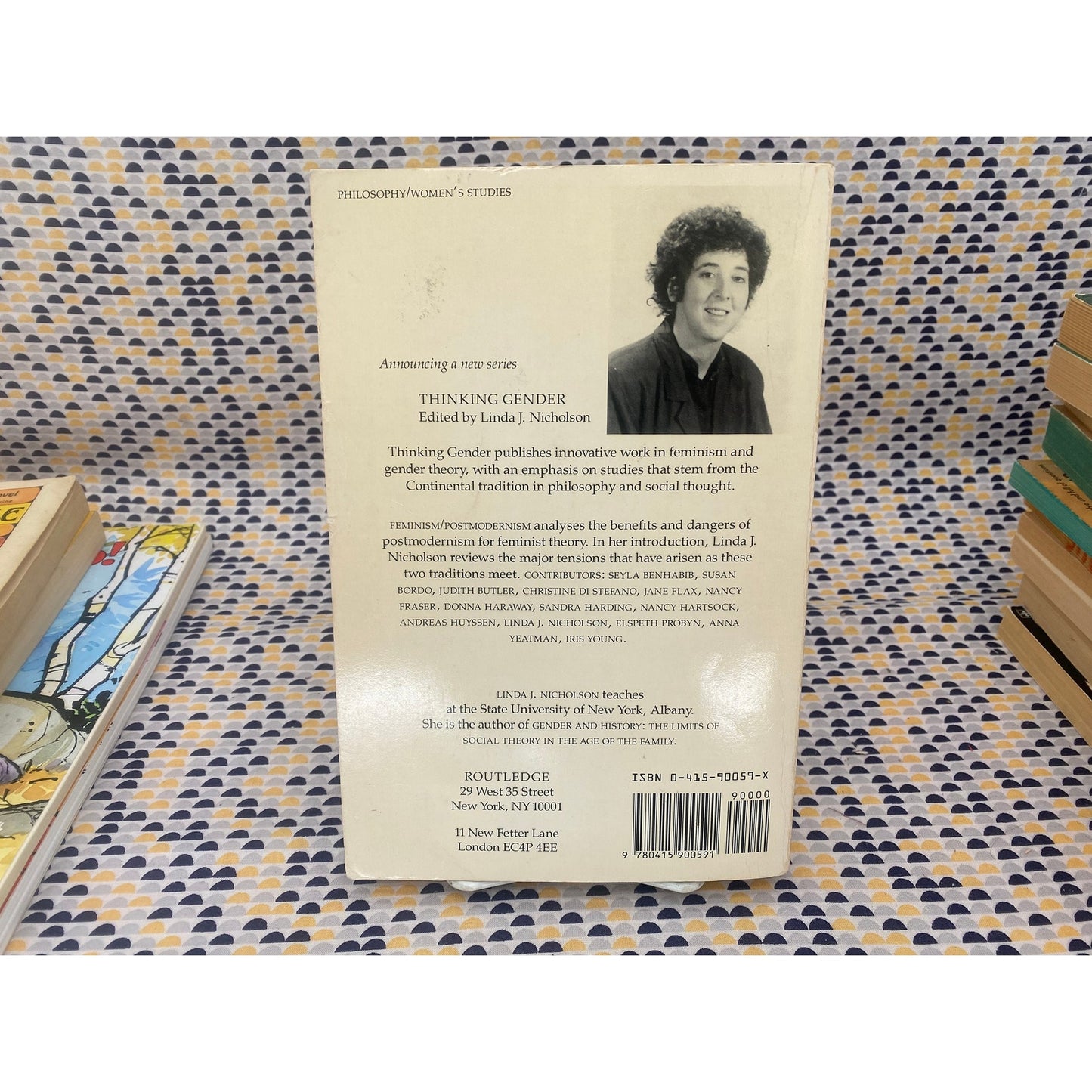 Feminism / Postmodernism - Linda J. Nicholson - Vintage Paperback Book - Routledge Edition