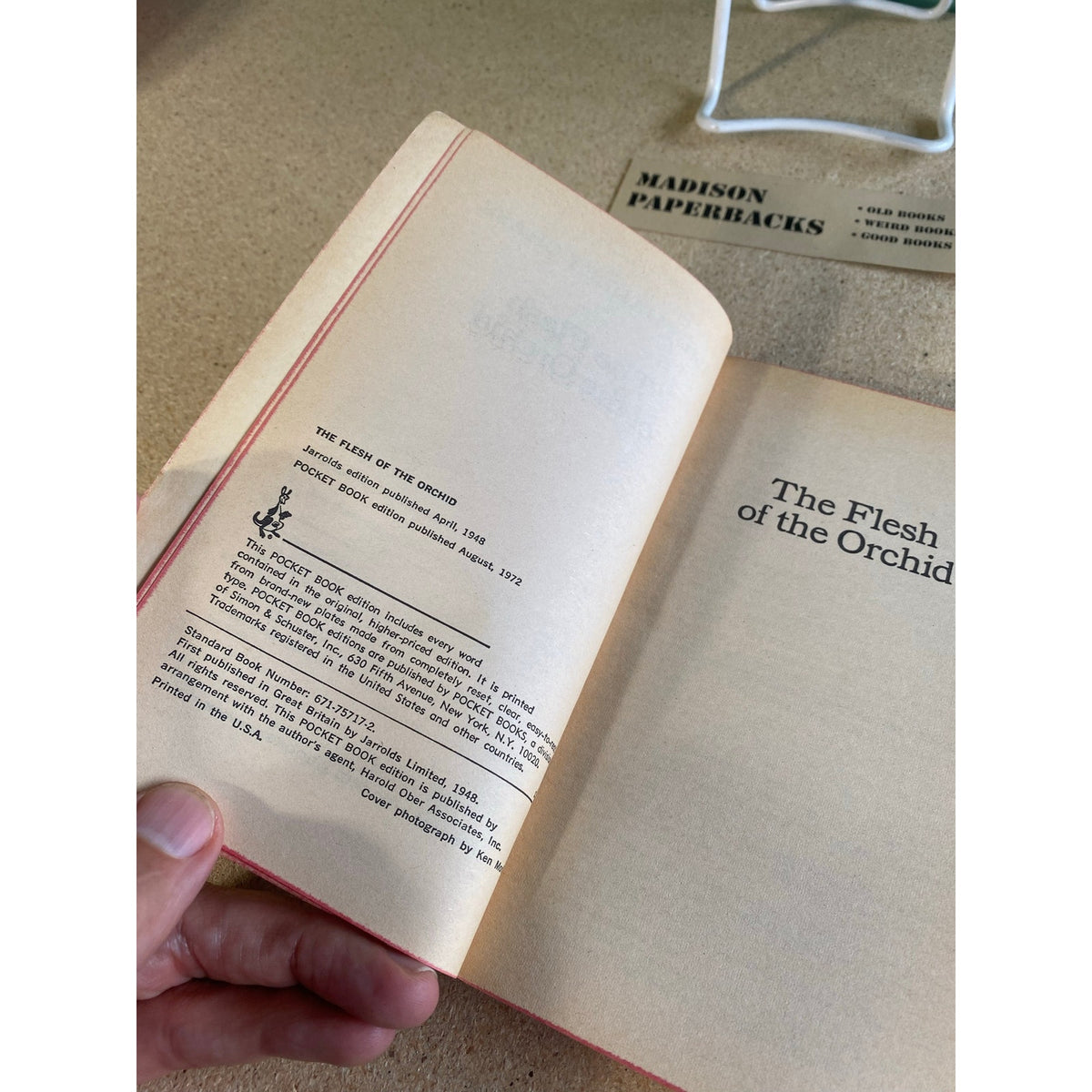 The Flesh of the Orchid - James Hadley Chase - Pocket Books - Paperback