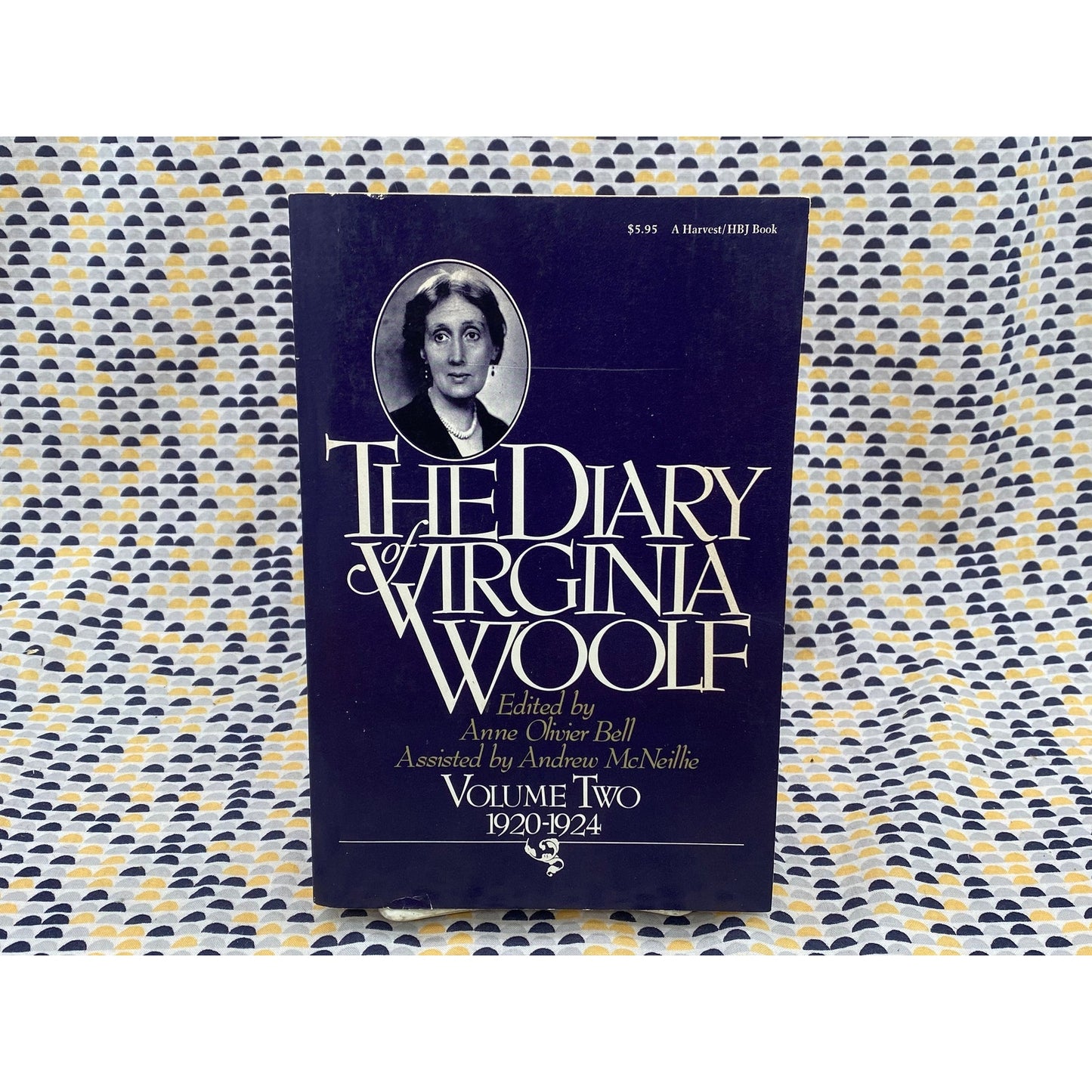 The Diary of Virginia Woolf - Volume 2 - 1920-1924 - Virginia Woolf - Vintage Paperback Book - Harvest Books Edition