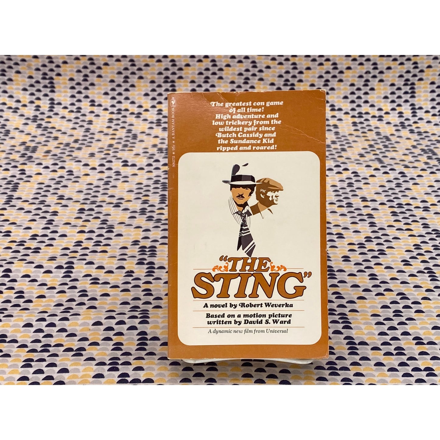 The Sting - Robert Weverka - Movie Tie In - Vintage Paperback Book - Bantam Books Edition