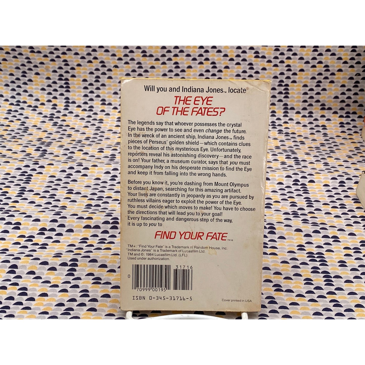 Find Your Fate Adventure #4: Indiana Jones And The Eye Of Fates - Richard Wenk