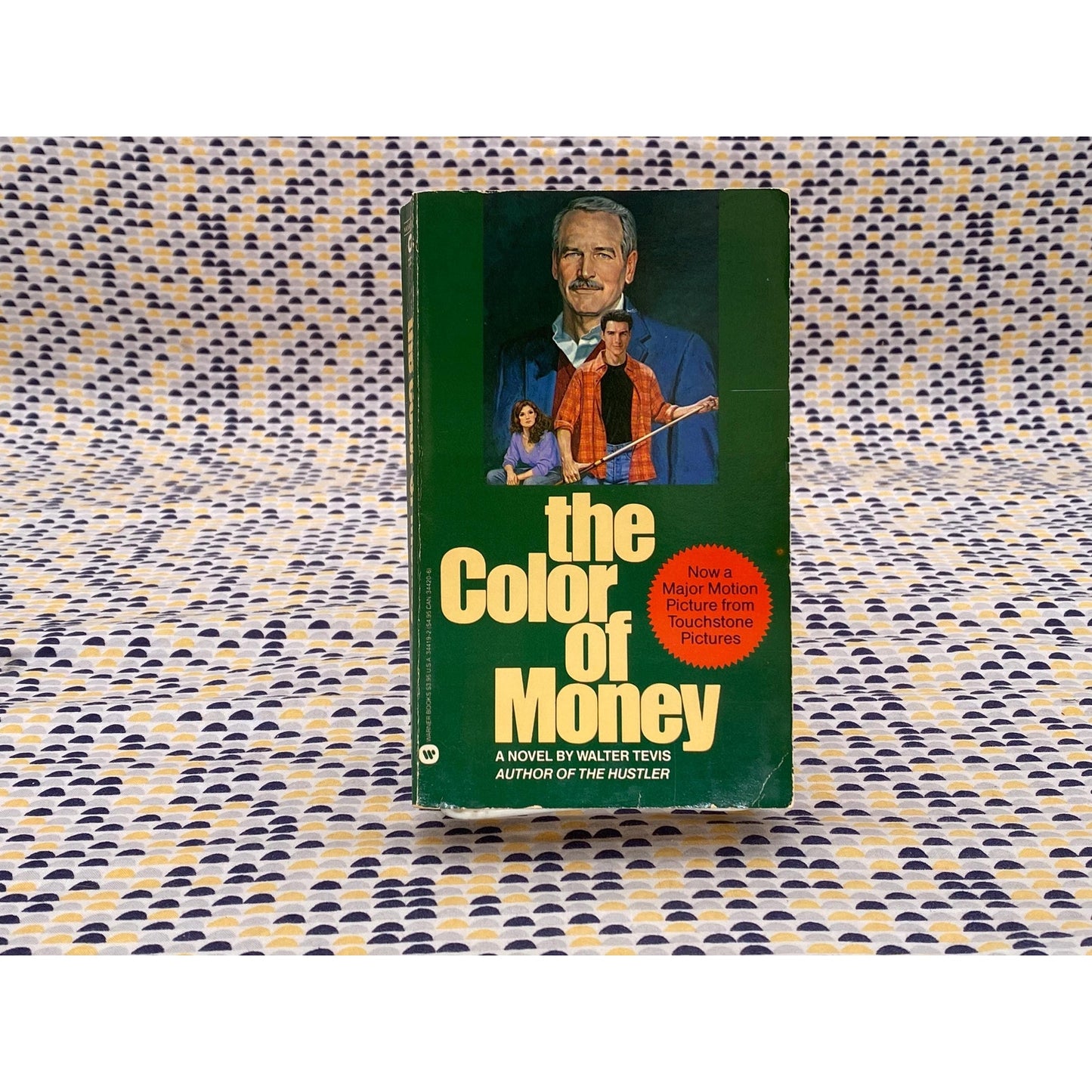 The Color of Money- Walter Tevis - Movie Tie-In - Vintage Paperback Book - Warner Books Edition