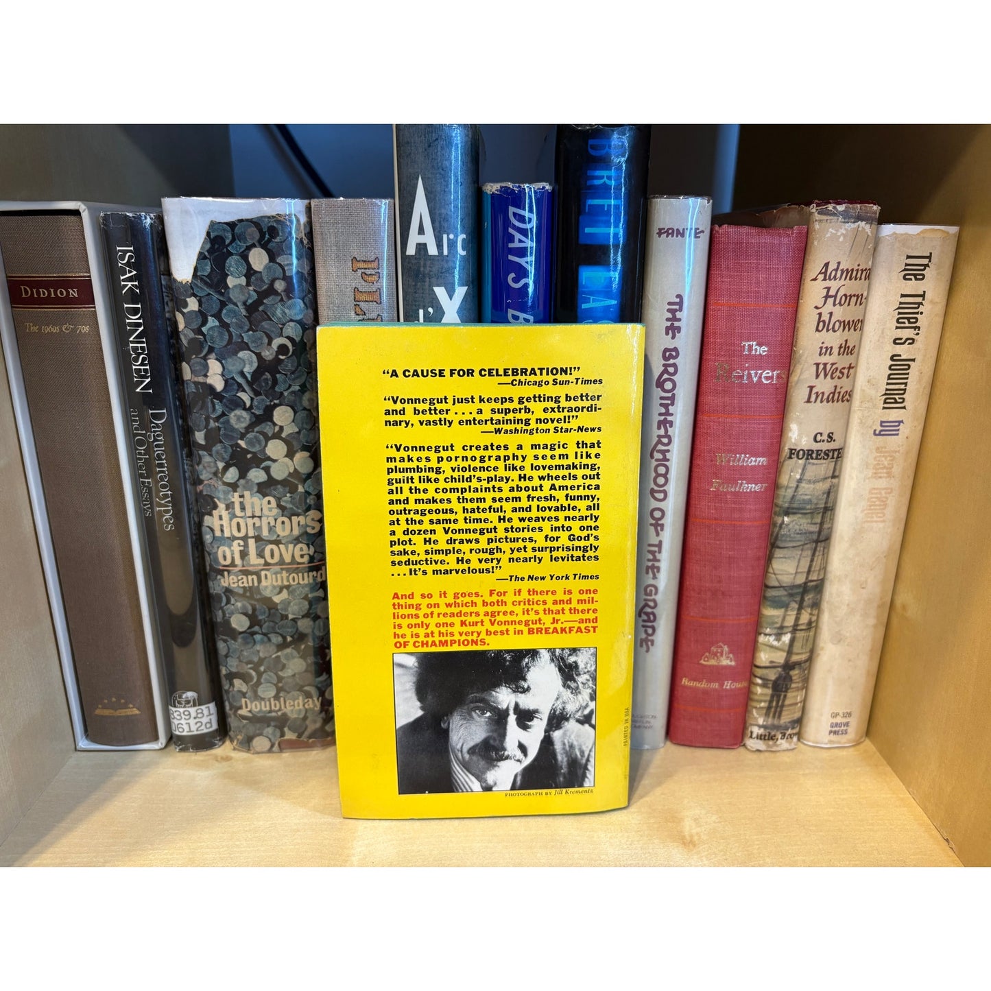 Breakfast of Champions - Kurt Vonnegut Jr. - Vintage Paperback Book - Dell Edition