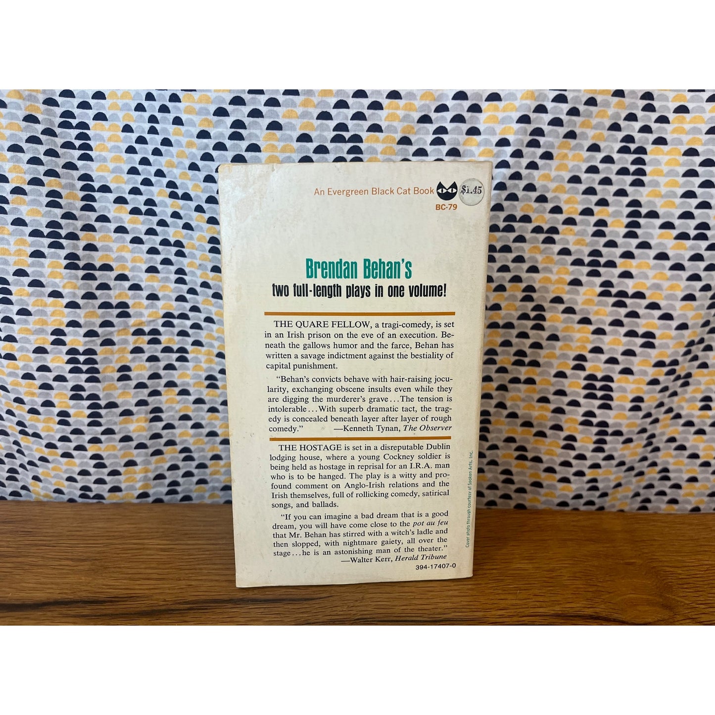 The Quare Fellow The Hostage - Brendan Behan - Grove Press - Paperback