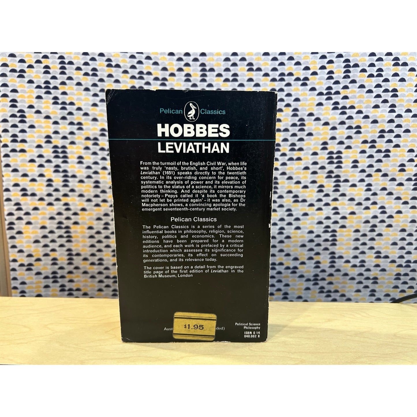 Leviathan - Thomas Hobbes - Vintage Paperback Book - Penguin Classics Edition