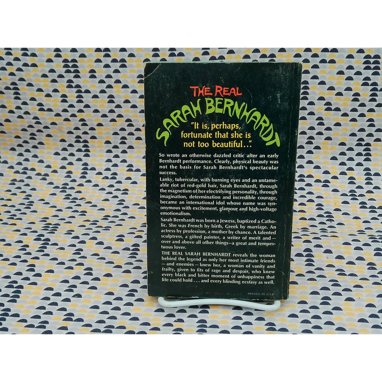 The Real Sarah Bernhardt - Basil Woon - Vintage Paperback - Award Books Edition
