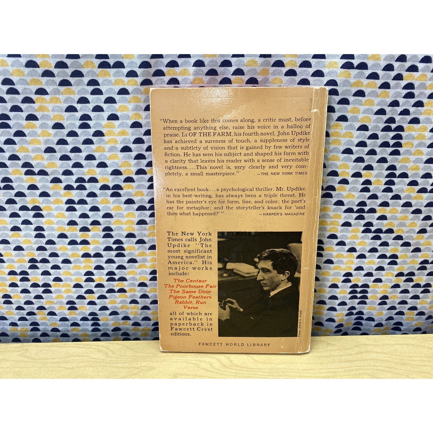 Of the Farm - John Updike - Vintage Paperback Book - Fawcett Crest Edition