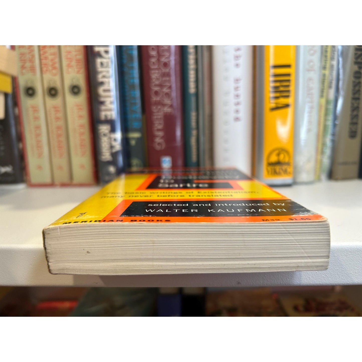 Existentialism from Dostoevsky to Sartre - Walter Kaufmann - Vintage Paperback Book- Meridian Books Edition