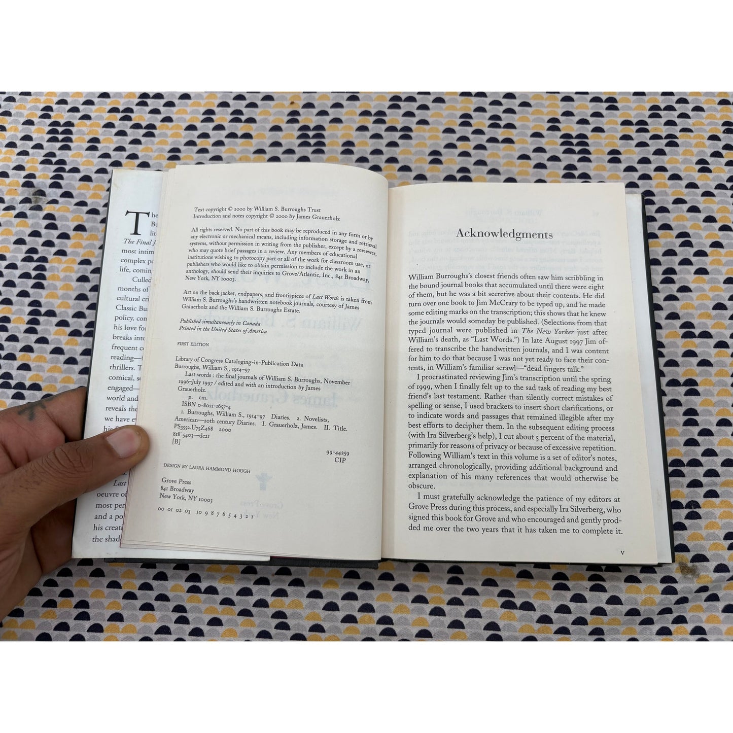 Last Words Final Journals - William S. Burroughs - Grove Press - Hardcover - 1st, 1st