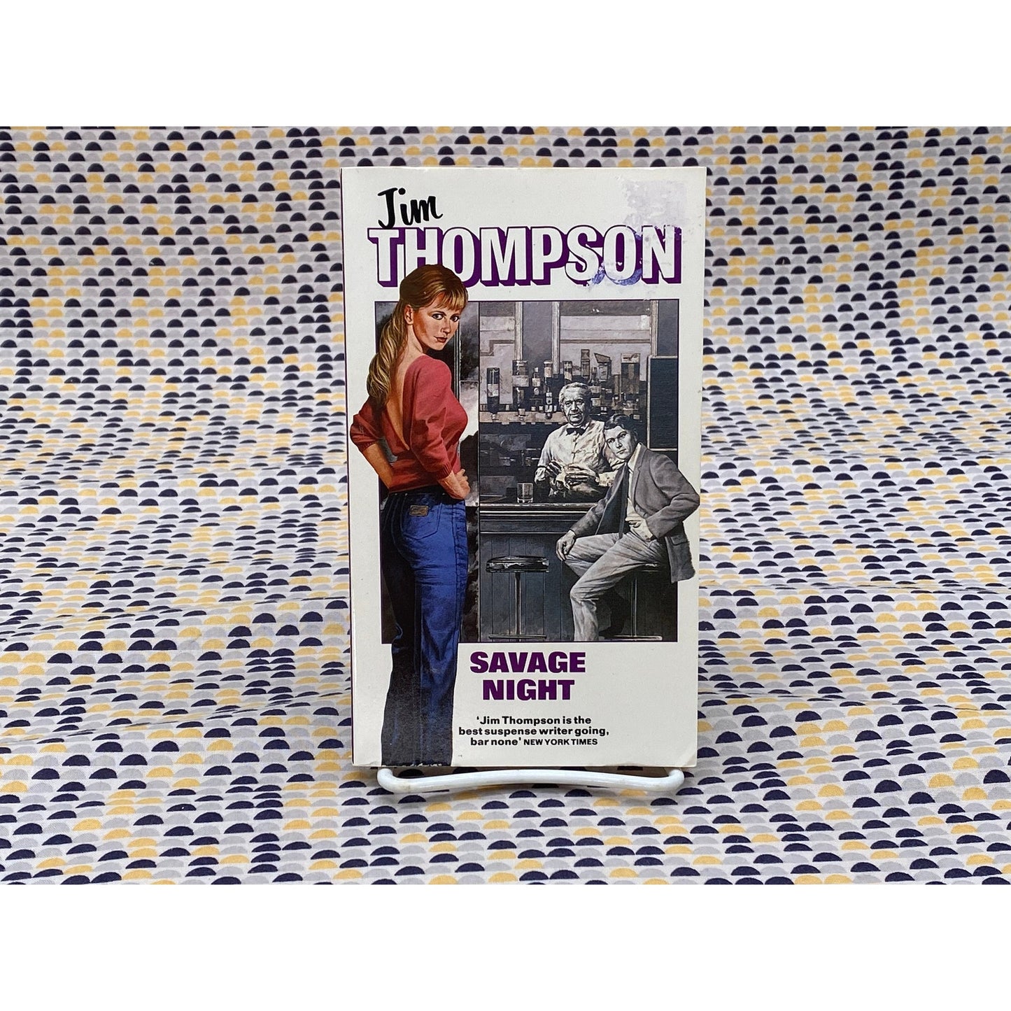 Savage Night - Jim Thompson - Vintage Paperback Book - Corgi Books Edition