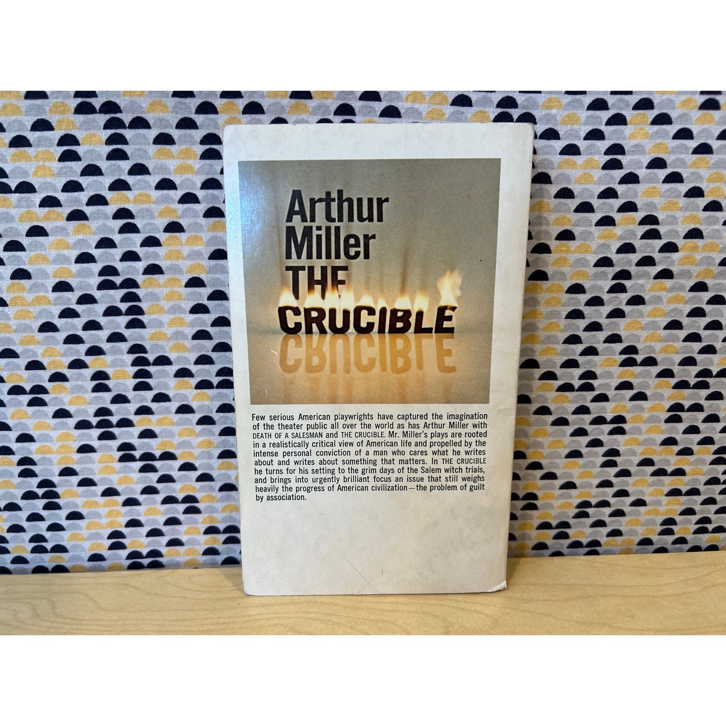 The Crucible - Arthur Miller - Vintage Paperback Book - Bantam Books