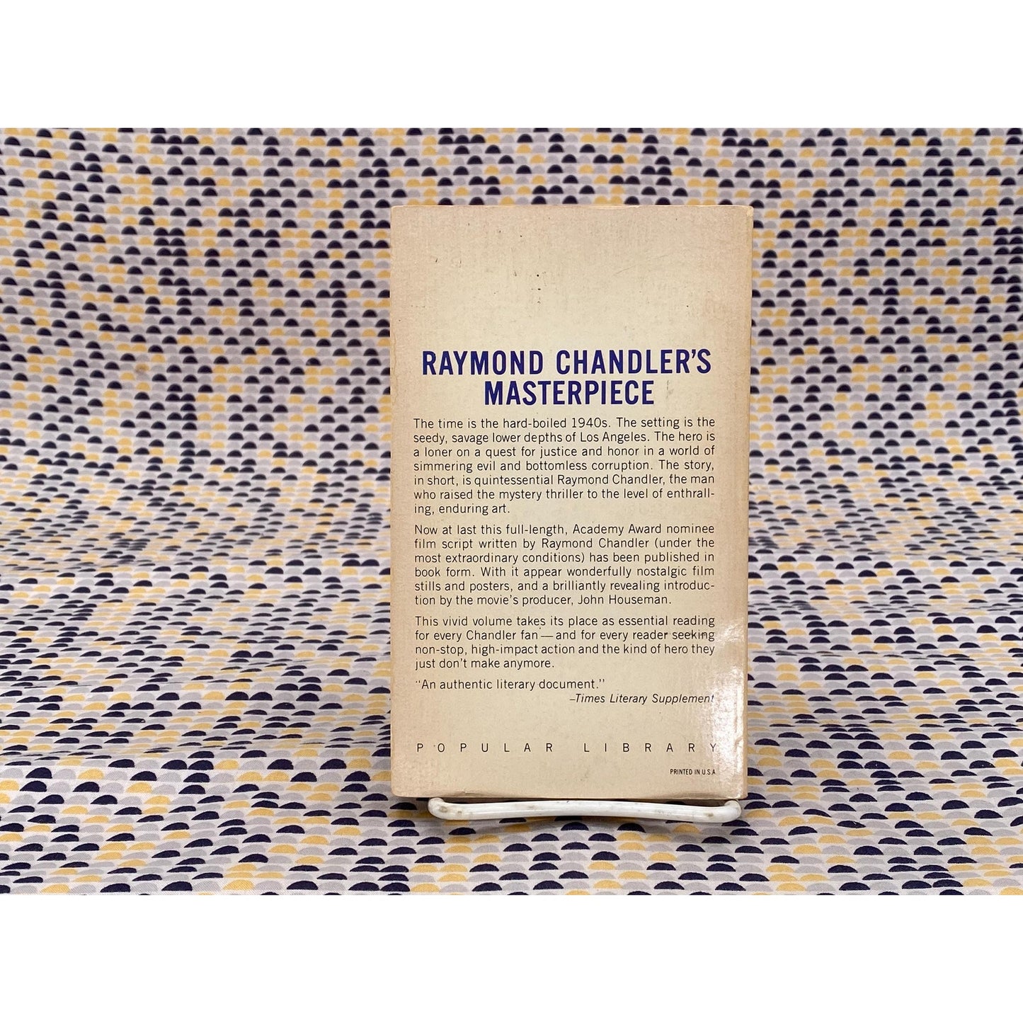 The Blue Dahlia - A Screenplay - Raymond Chandler - Popular Library Edition
