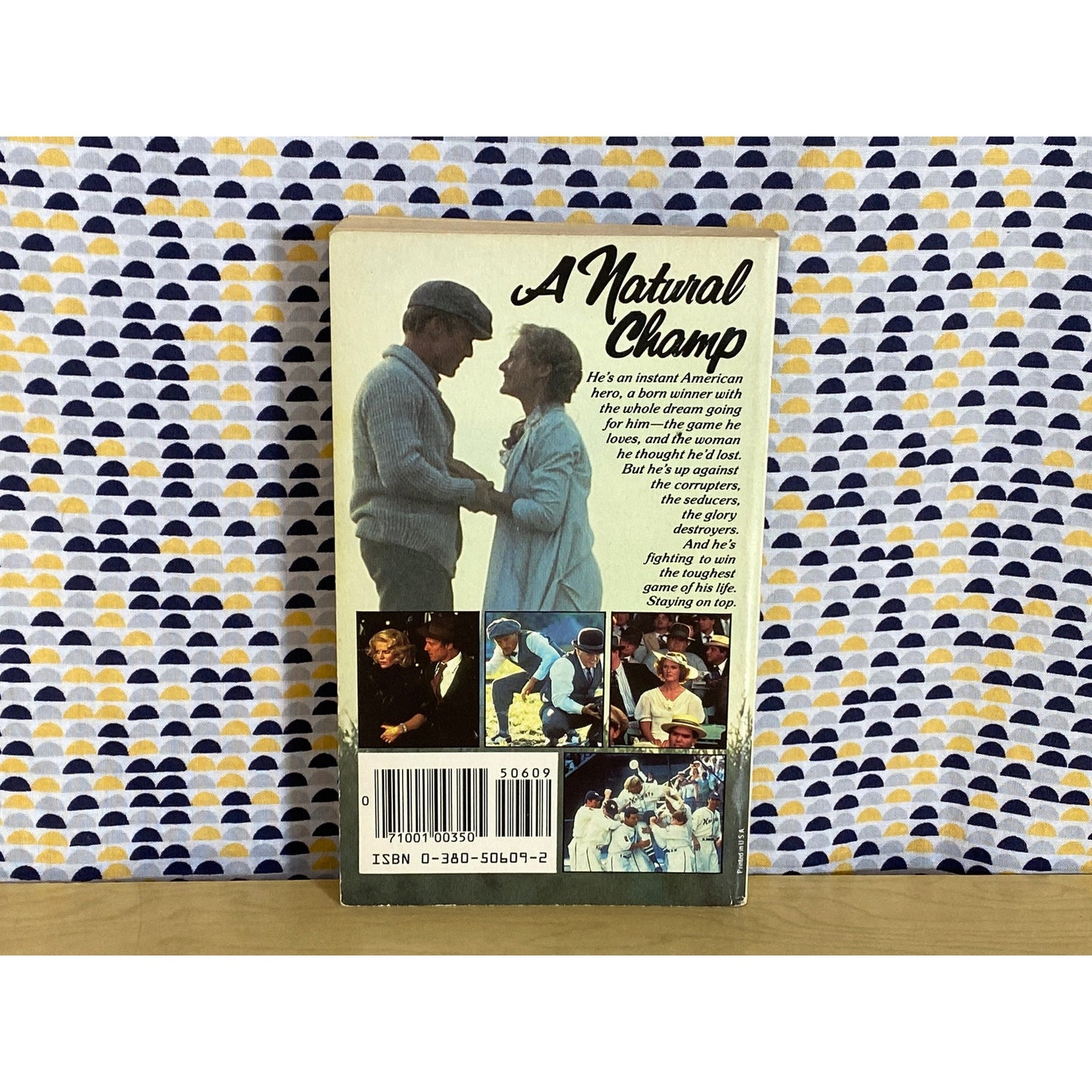 The Natural - Bernard Malamud - Movie Tie In - Vintage Paperback Book - Avon Edition