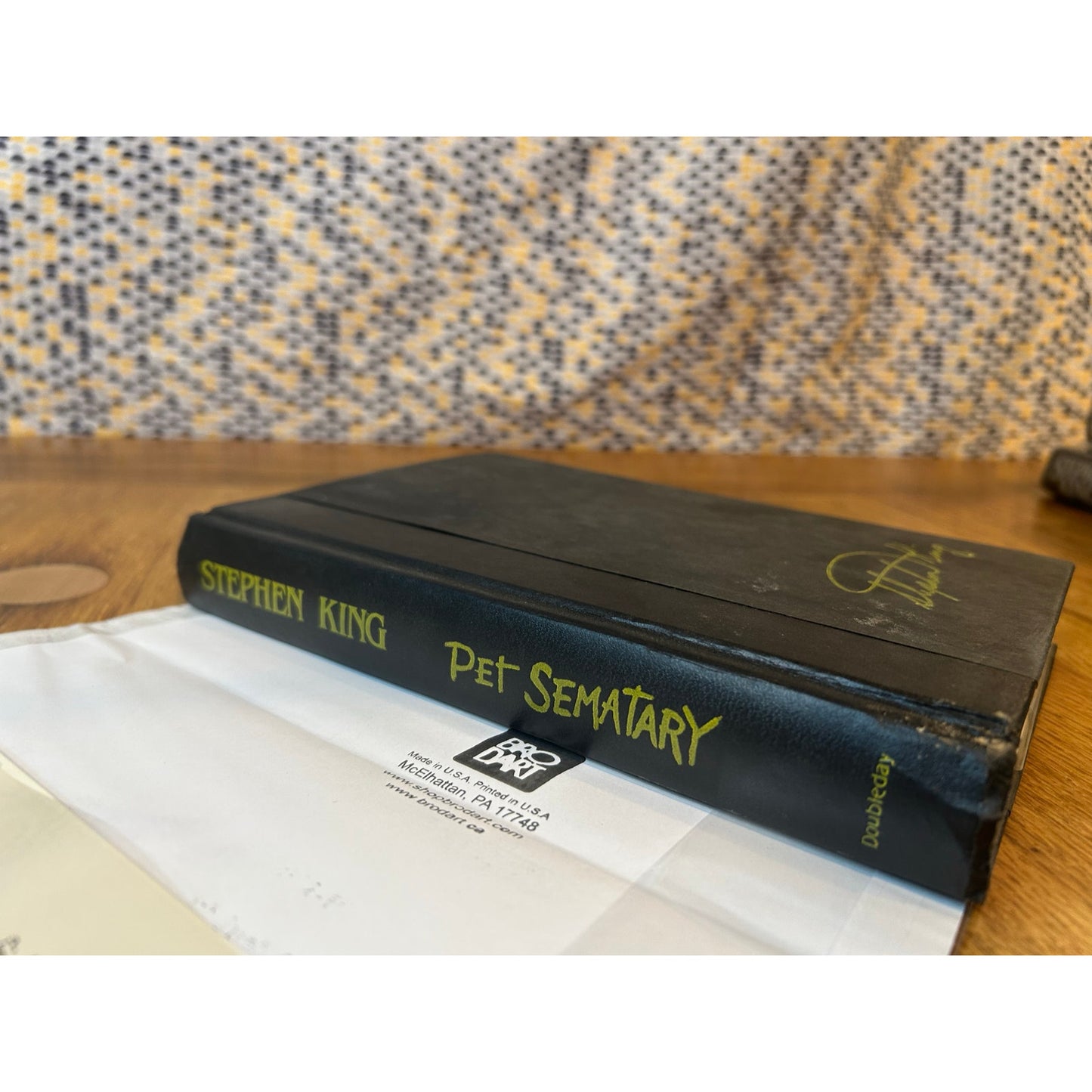 Pet Sematary - Stephen King - Vintage Hardcover - 1983 Doubleday - O21 Gutter