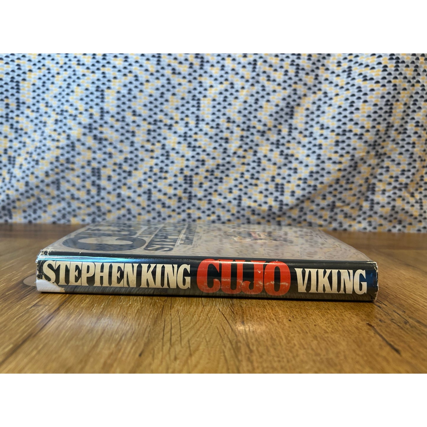 Cujo - Stephen King - Vintage Hardcover Book - 1981 Viking Press - Early Club Edition