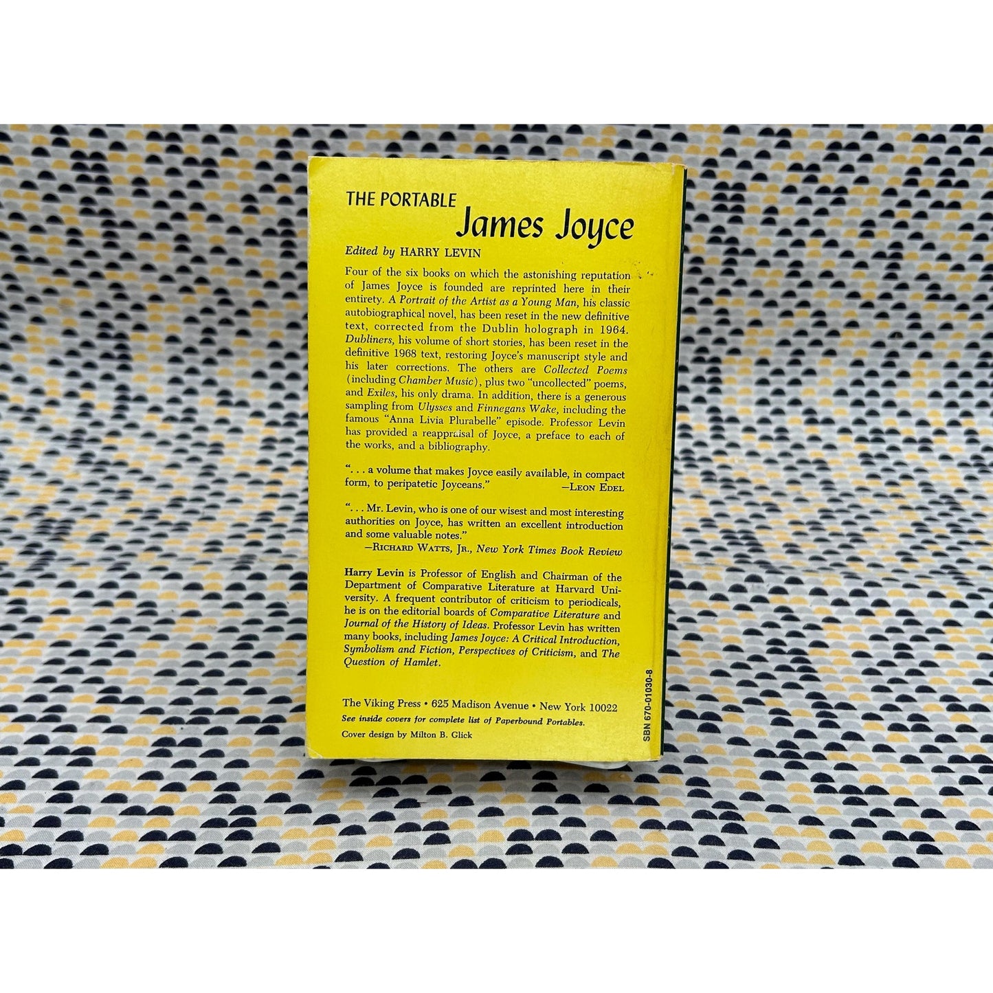 The Portable James Joyce - Vintage Paperback - Viking Portable Library Edition