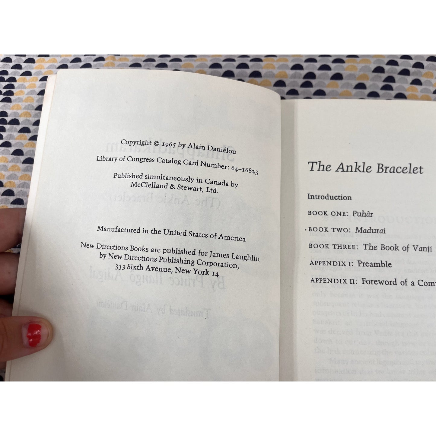 Shilappadikaram (The Ankle Bracelet) - Prince Ilango Adigal -New Directions Book - Paperback